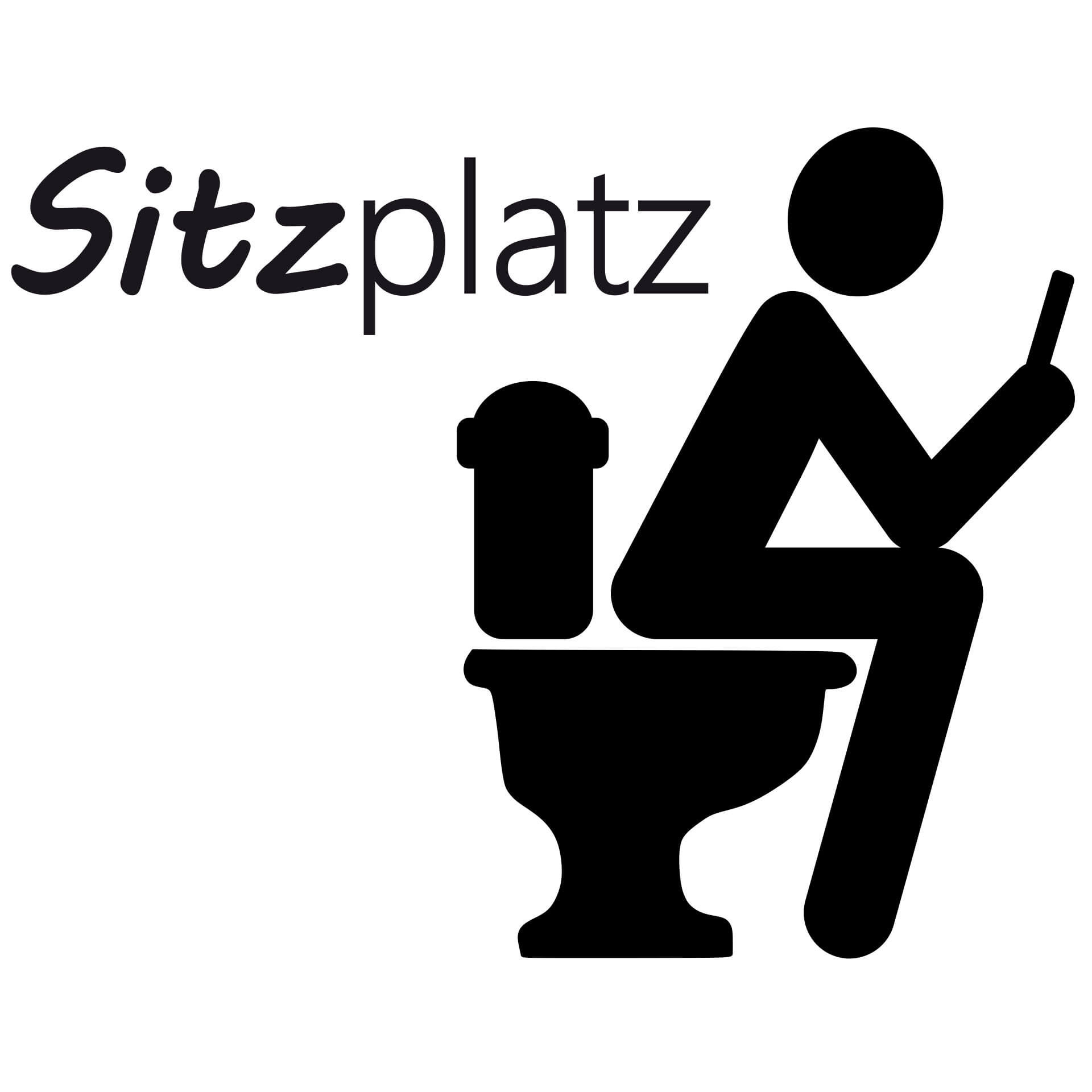 Wandtattoo Sitzplatz Männchen