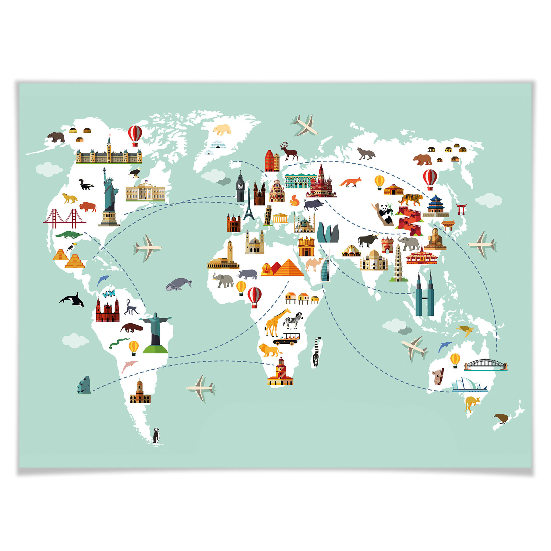 Poster Travel the world