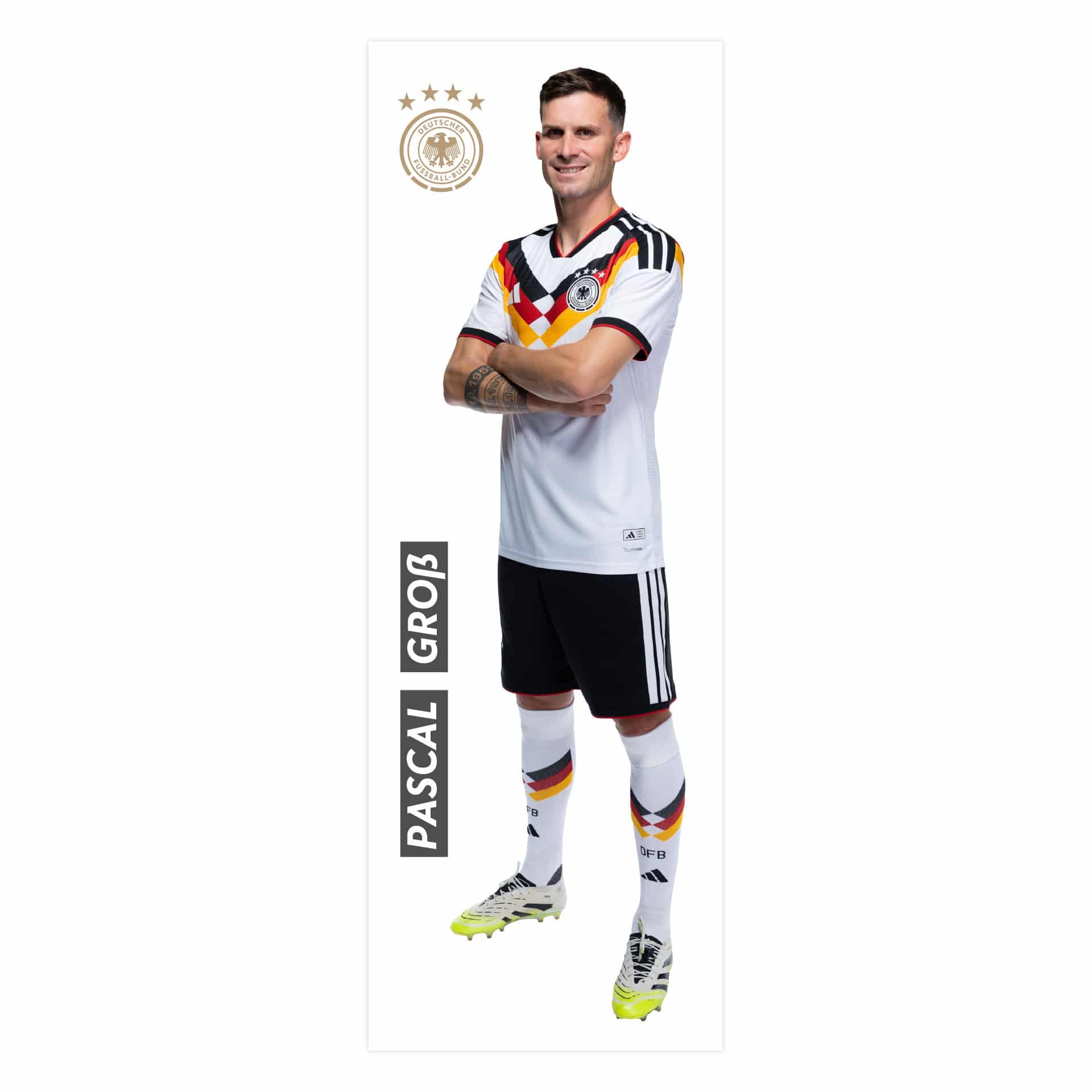 DFB Sticker WM 2026, Wandtattoo Pascal Groß