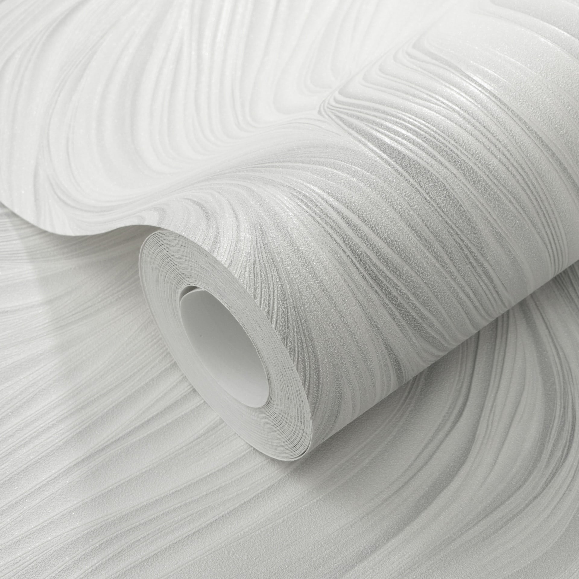 Guido Maria Kretschmer grafisch behang Waves of Light Fashion for Walls 5 lichtgrijs