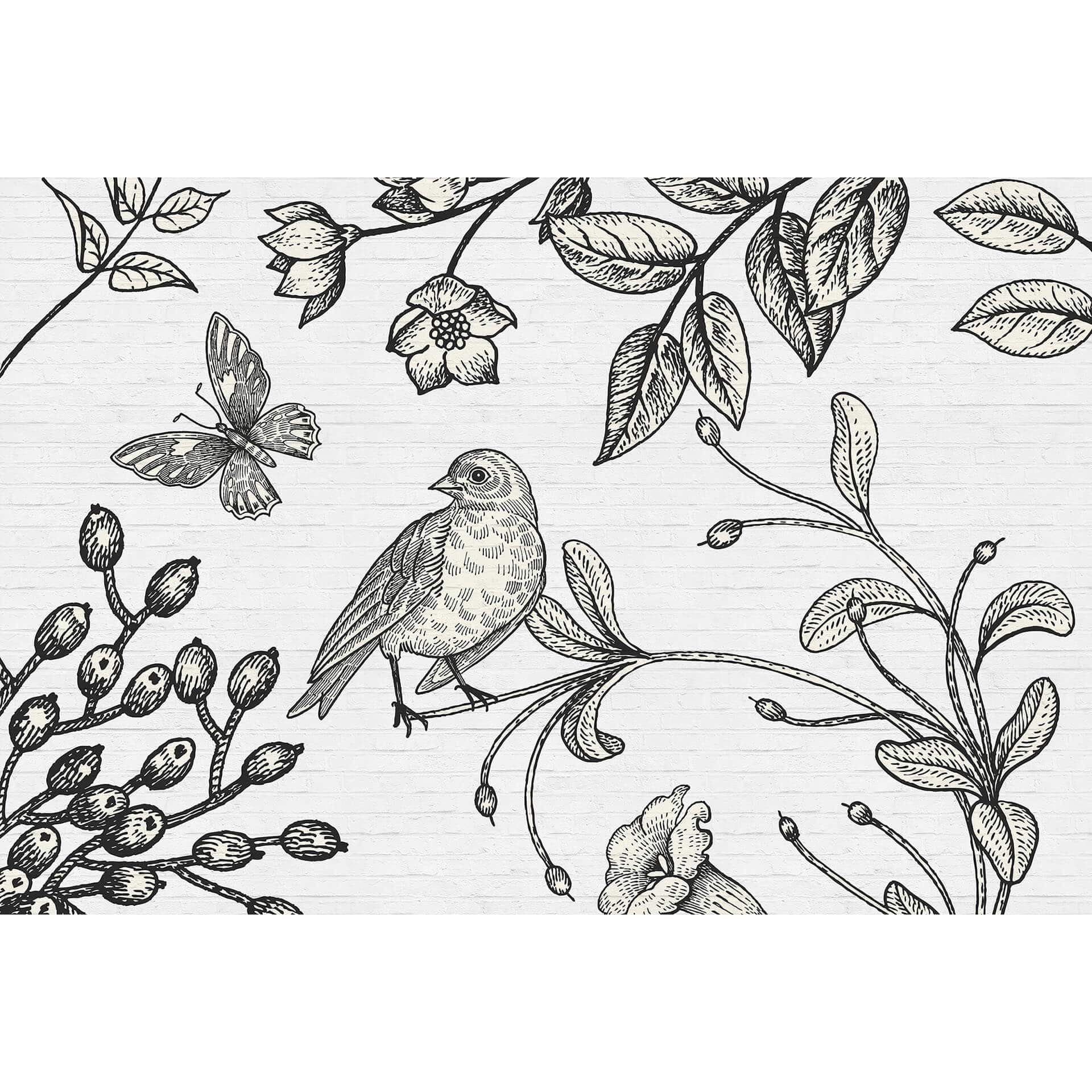 Livingwalls Fotomurale Walls by Patel birdy 2