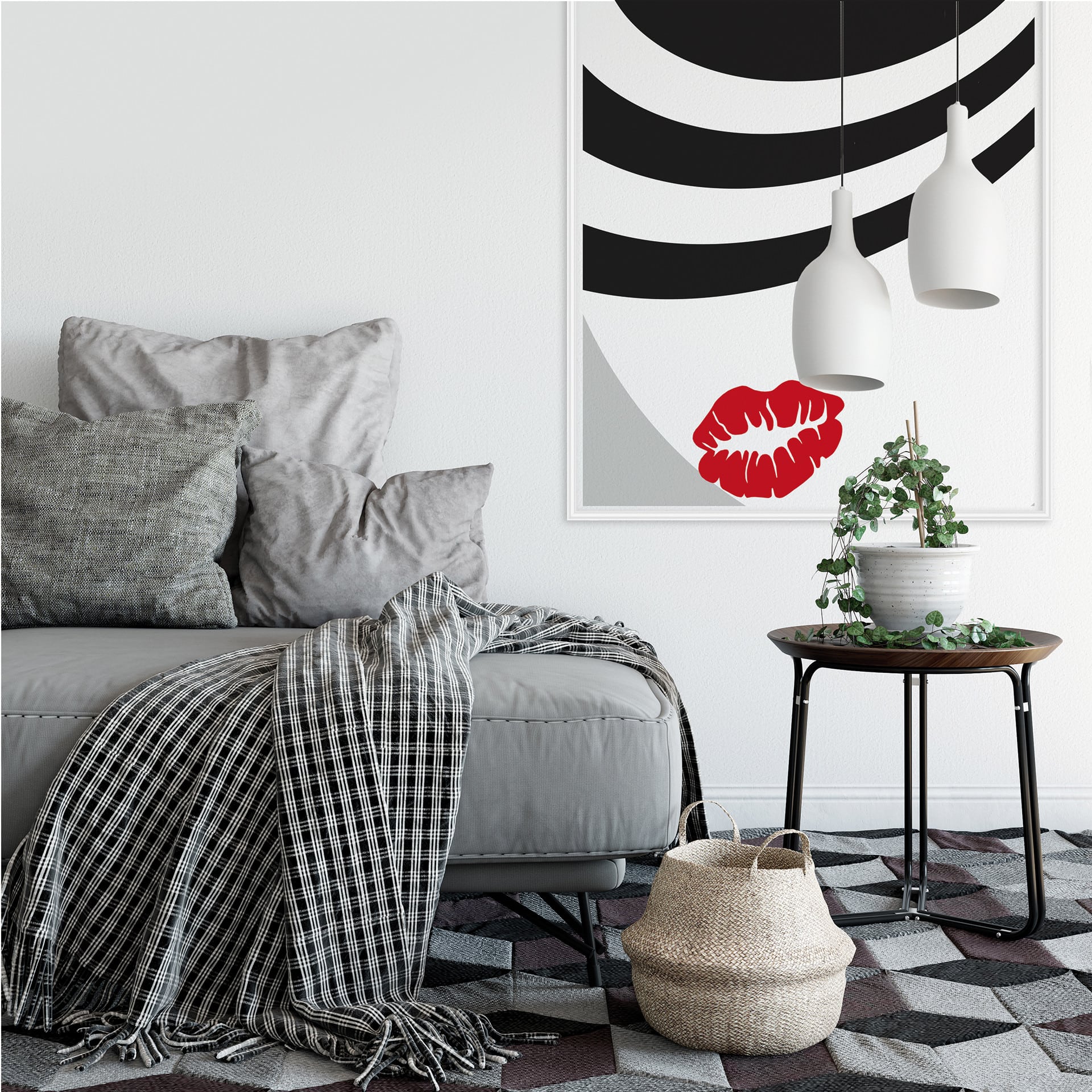 Poster autocollant - W - Missy