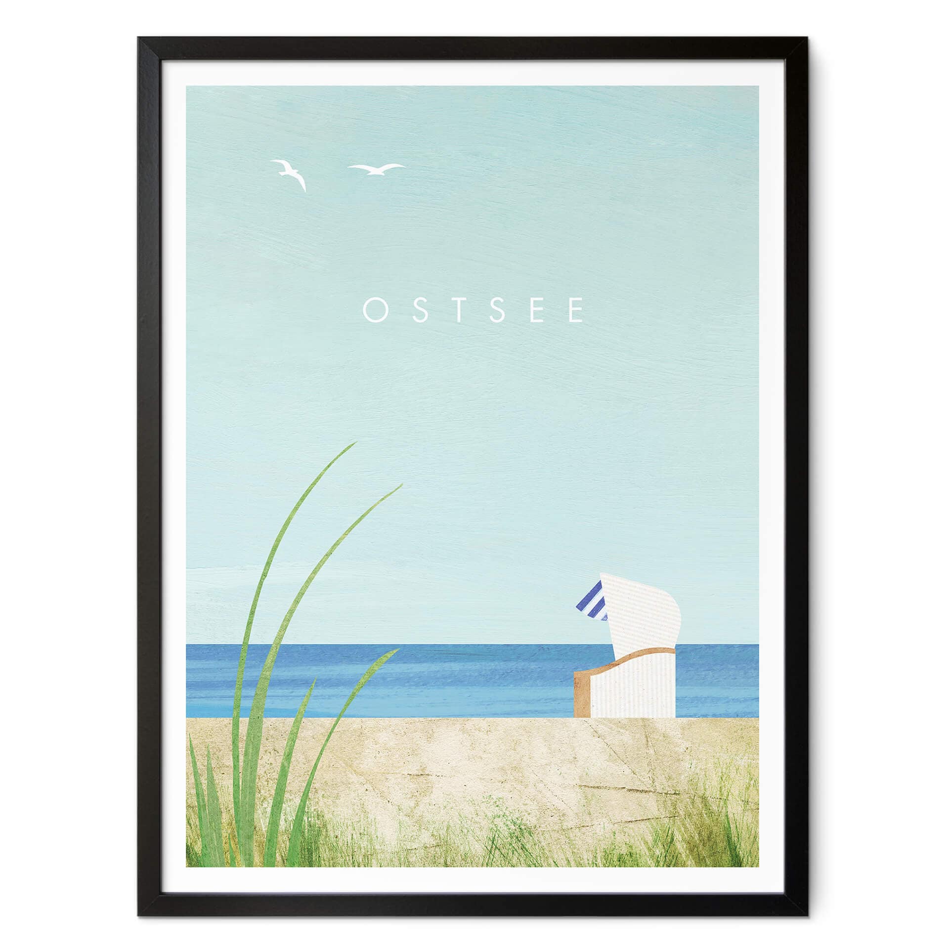 Plakat Rivers - Morze Bałtyckie