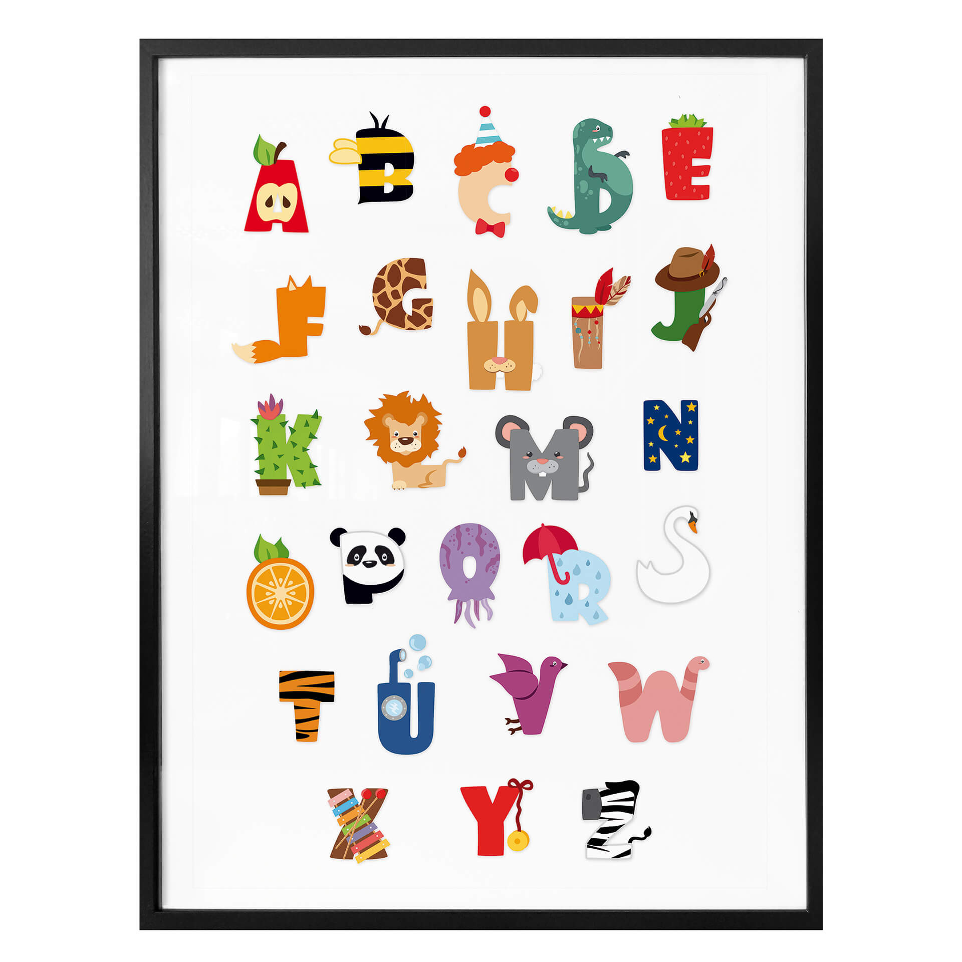 Poster Kinder Alphabet