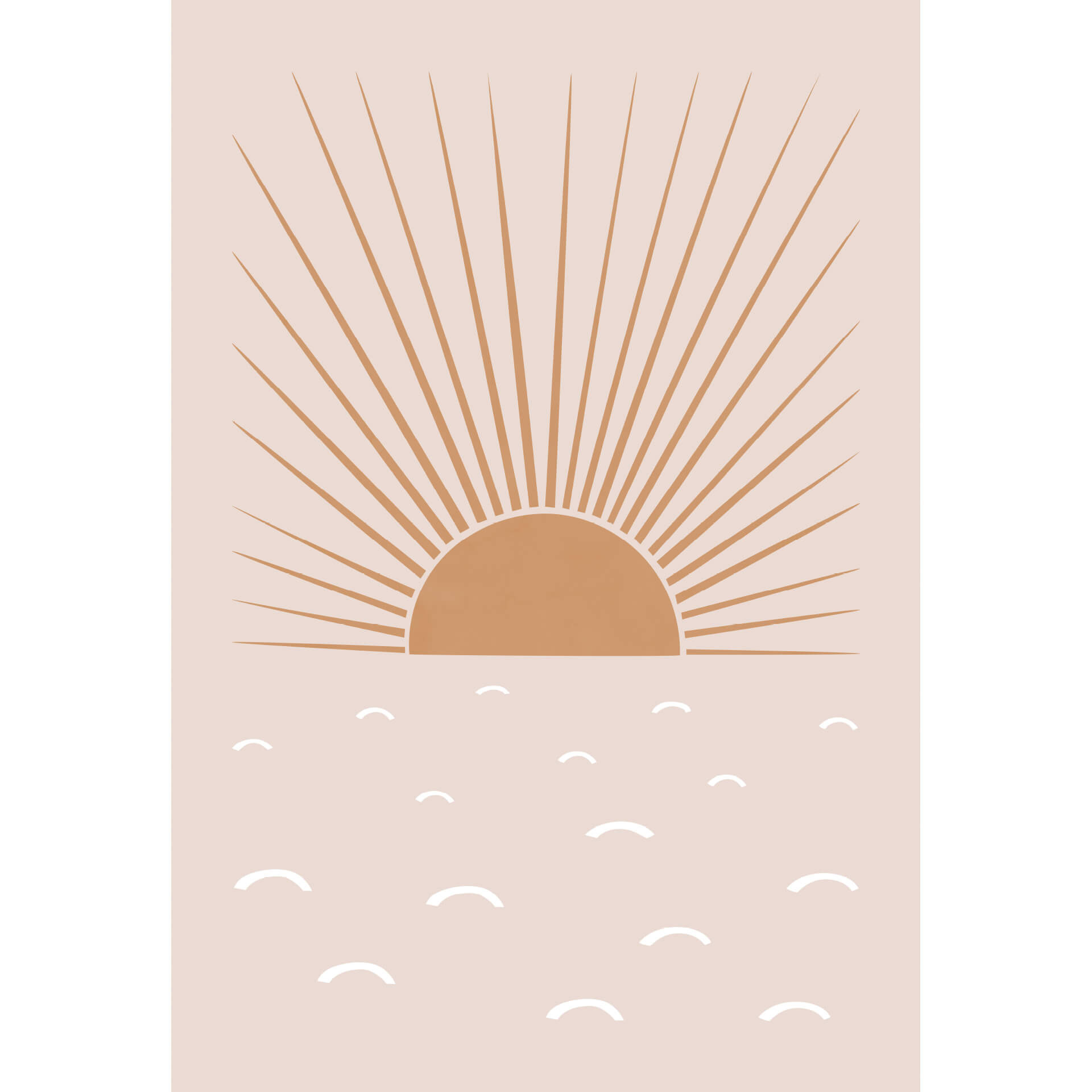Fotobehang Orara Studio - Red Sunlight