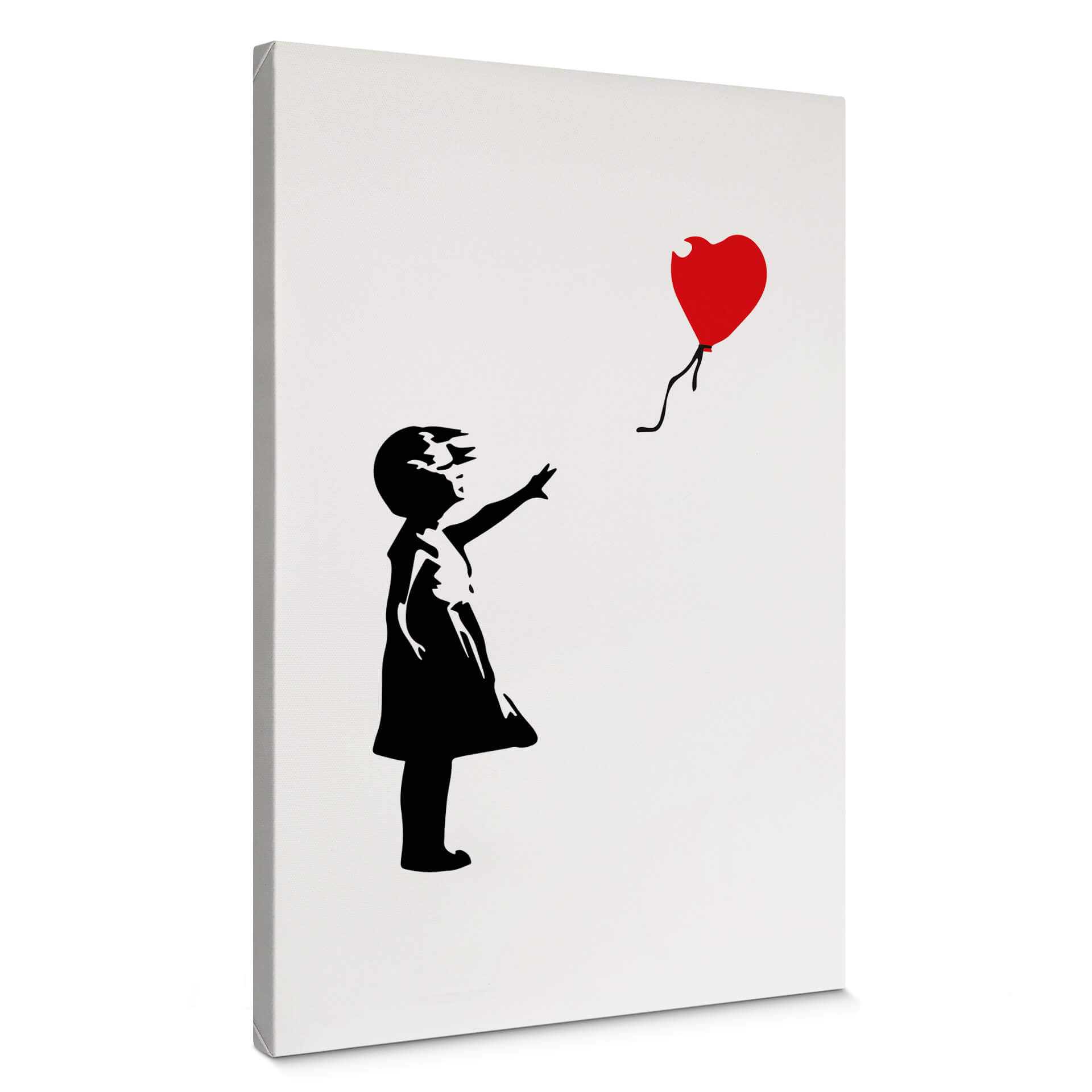 Obraz na płótnie Banksy - Dziewczynka z czerwonym balonikiem