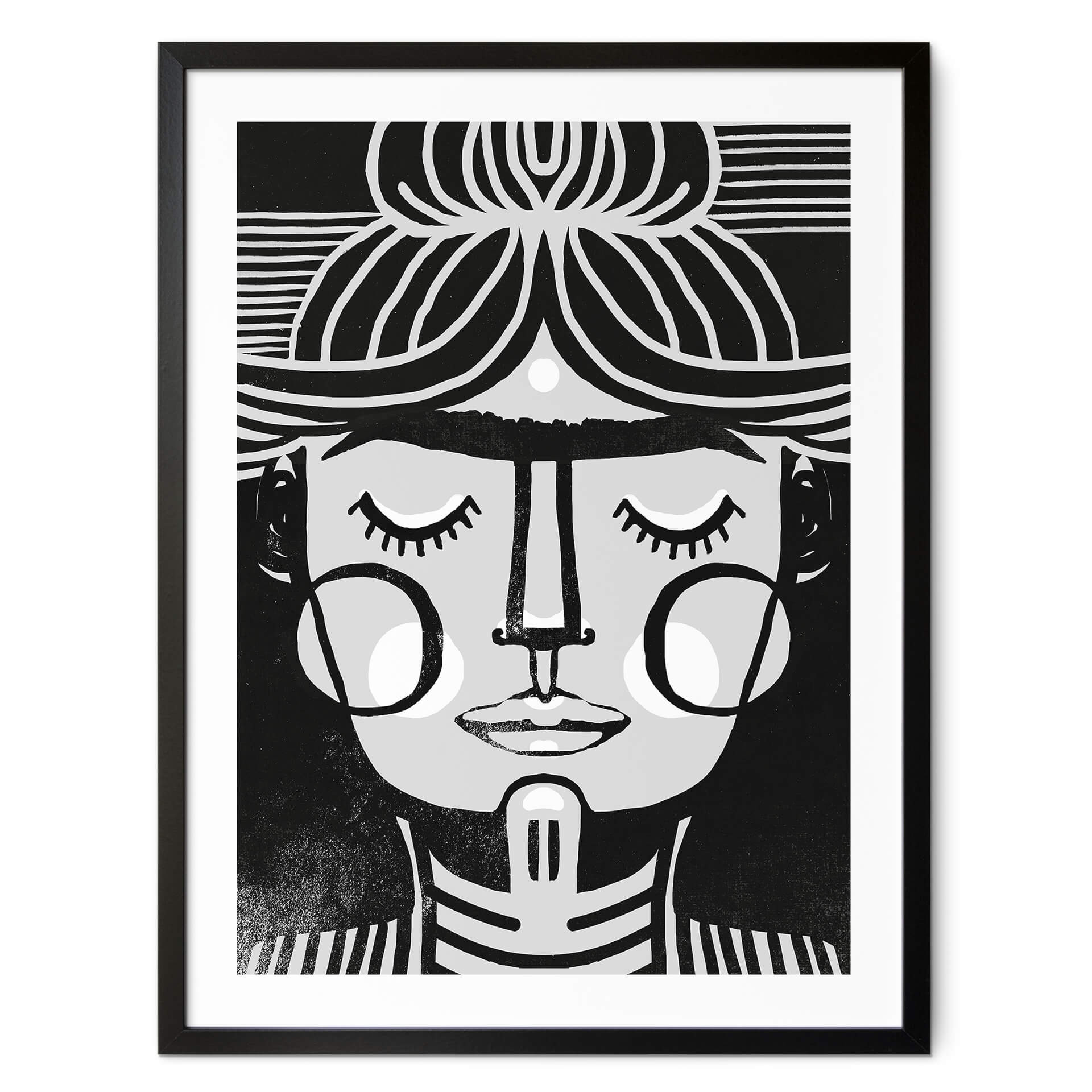 Plakat Śniąca Frida Ilustracja - Treechild