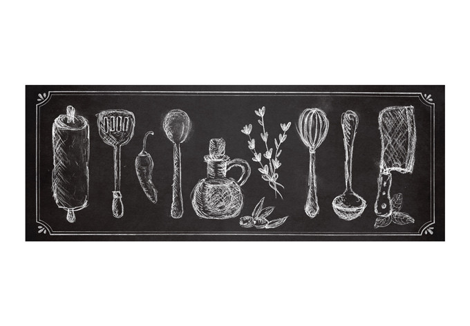 Wandbild Rustic Kitchen - Panorama