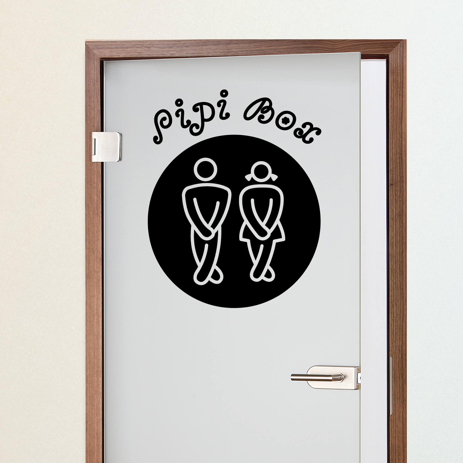 Sticker mural - Pipi Box