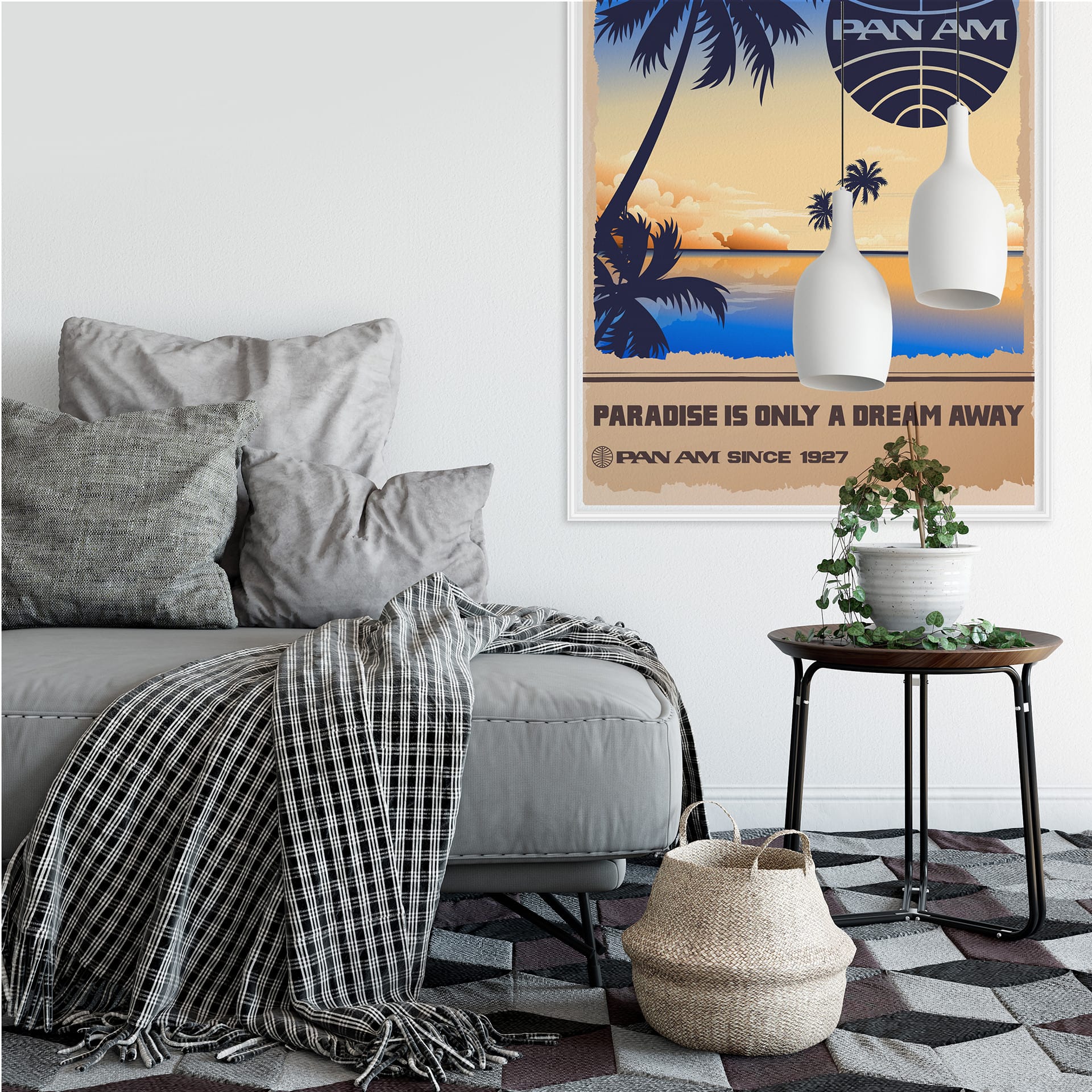 Wallprint PAN AM - Dreams in Paradise