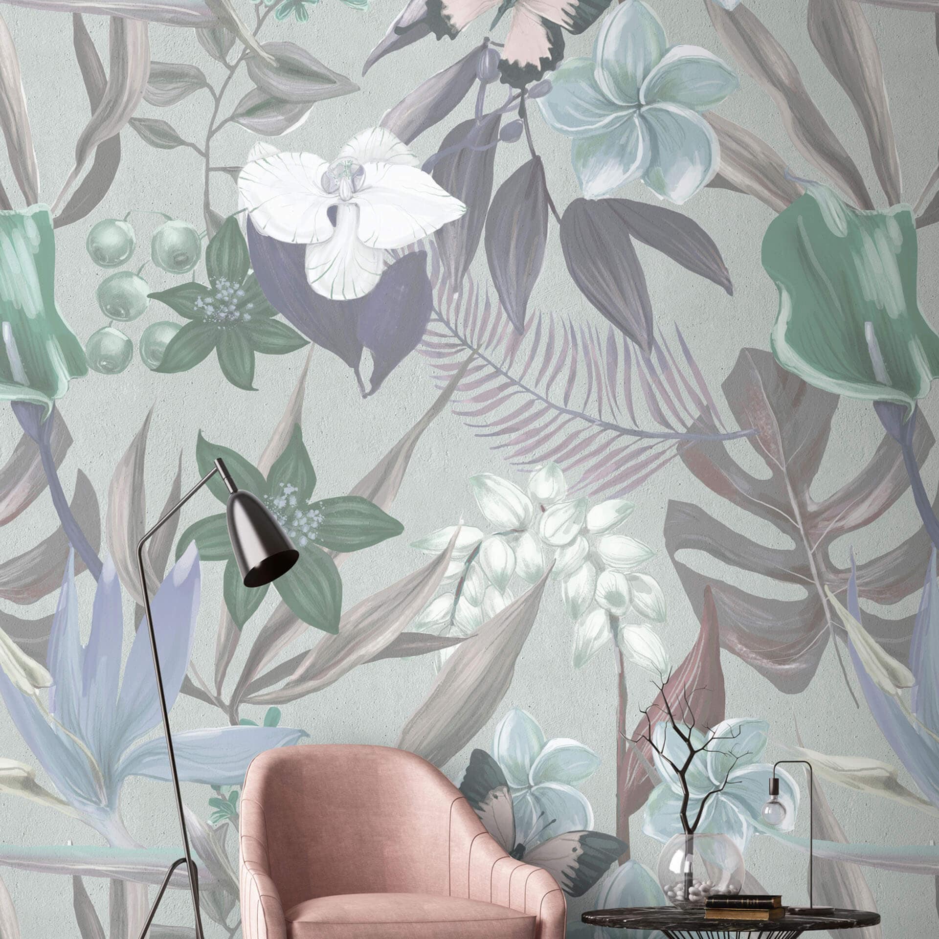 Livingwalls Fotobehang Walls by Patel orchid garden 2