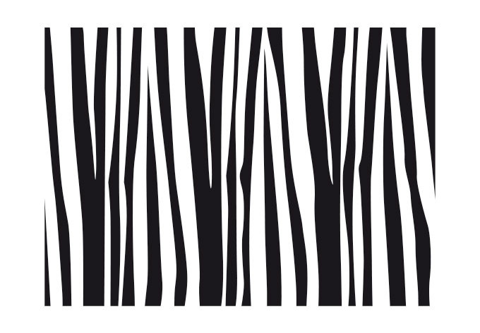 Raamfolie Zebra Patroon 2