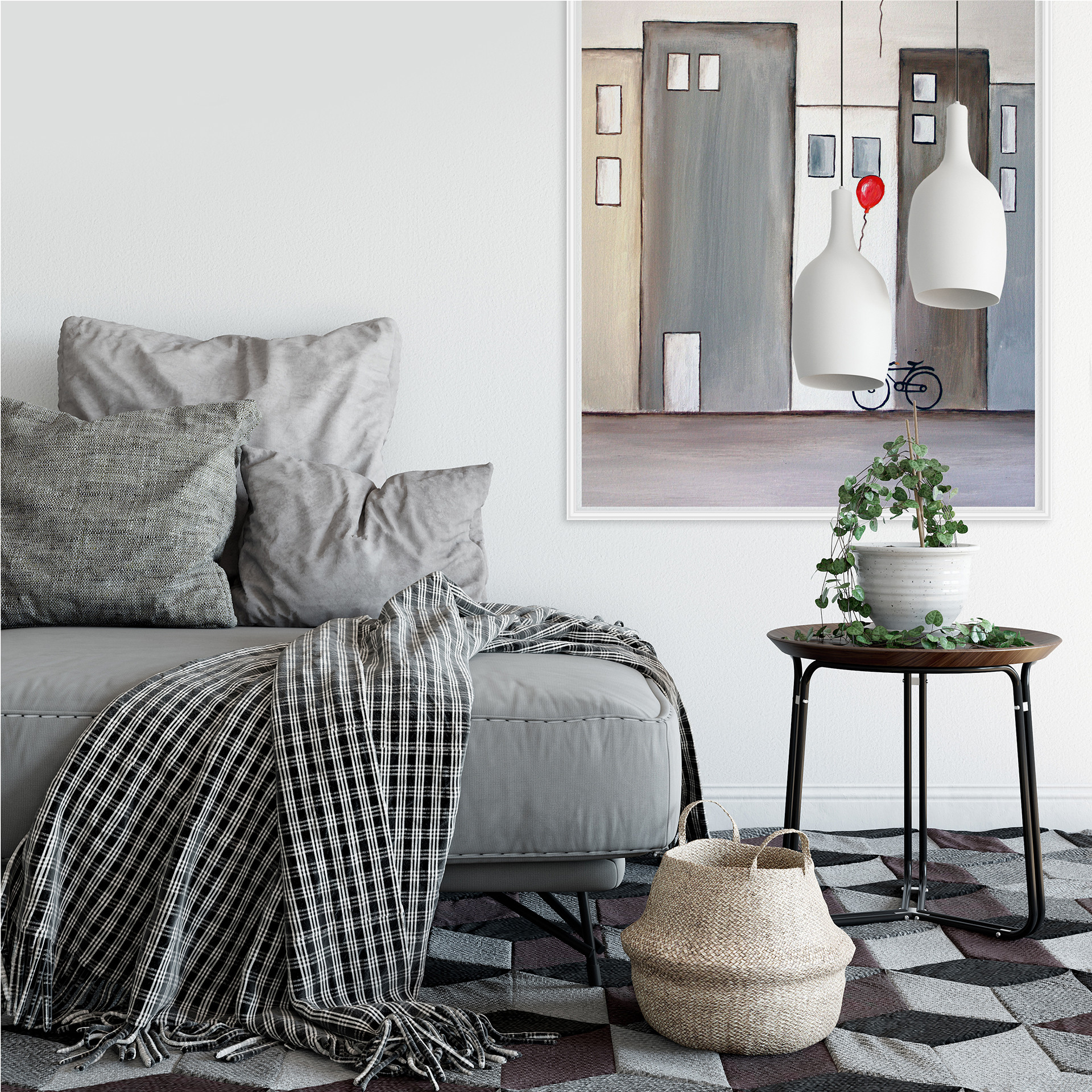 Wallprint W - Melz - Der Ballonverkäufer
