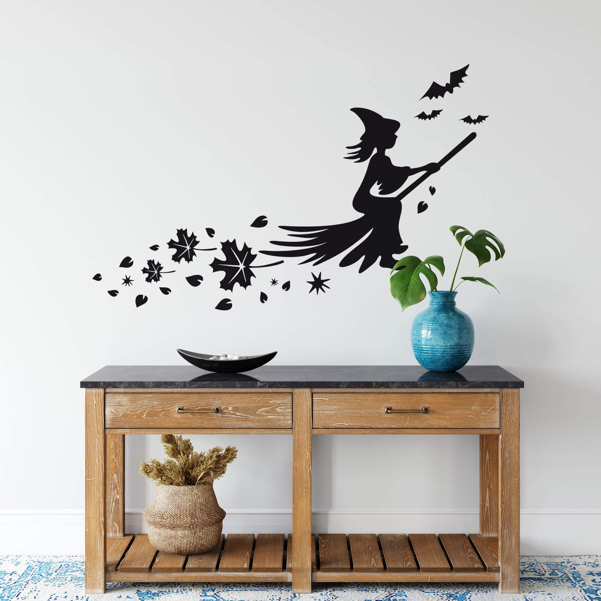 Wallsticker Halloween Heks