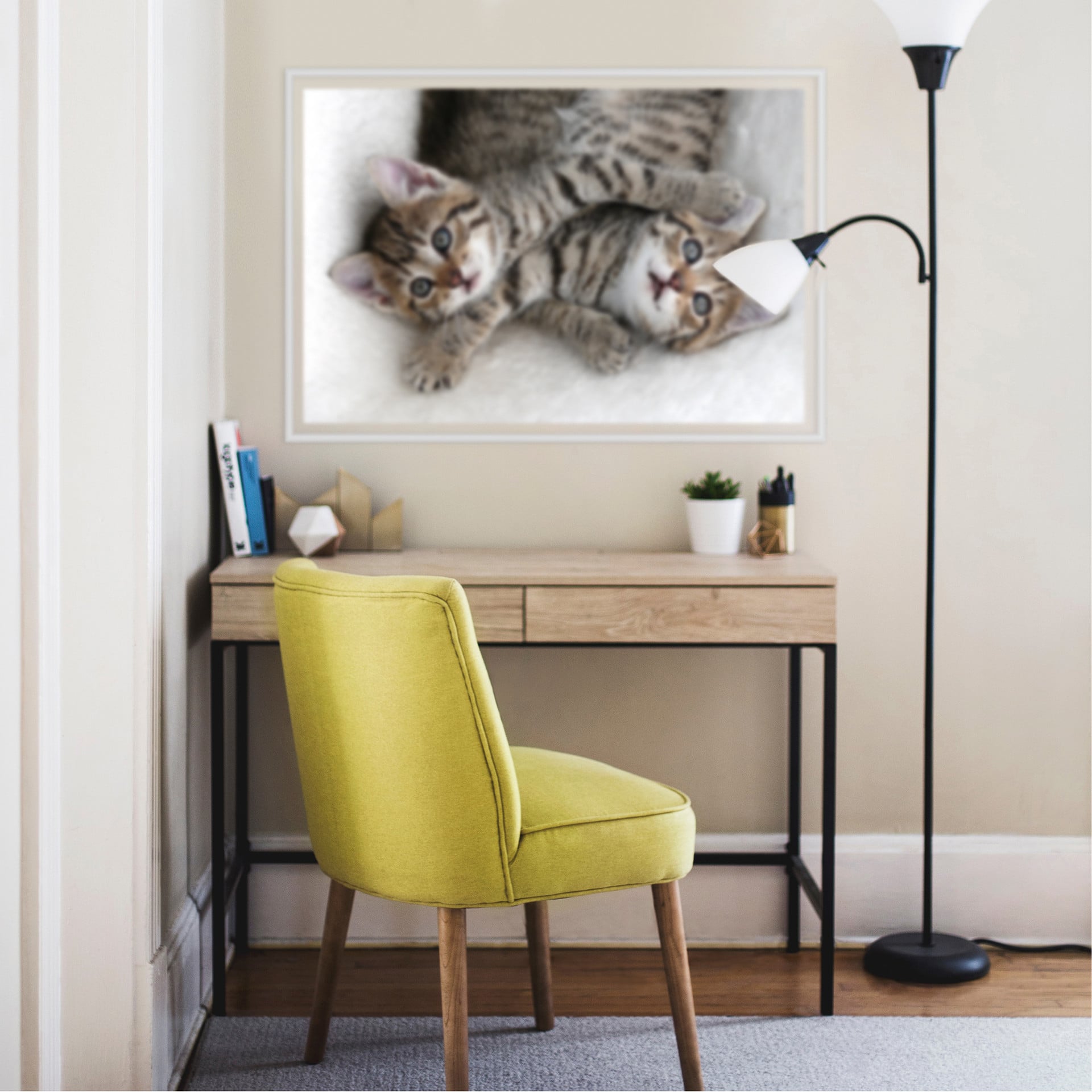 Poster autocollant - W - Amis