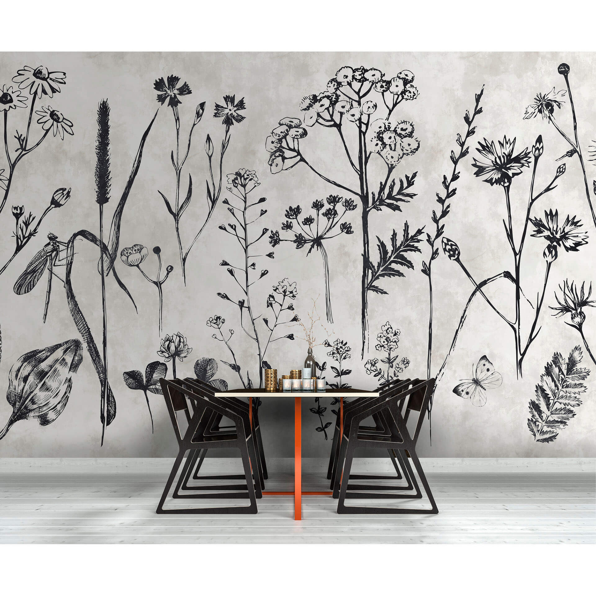 Livingwalls Fotobehang Walls by Patel sketchpad 1