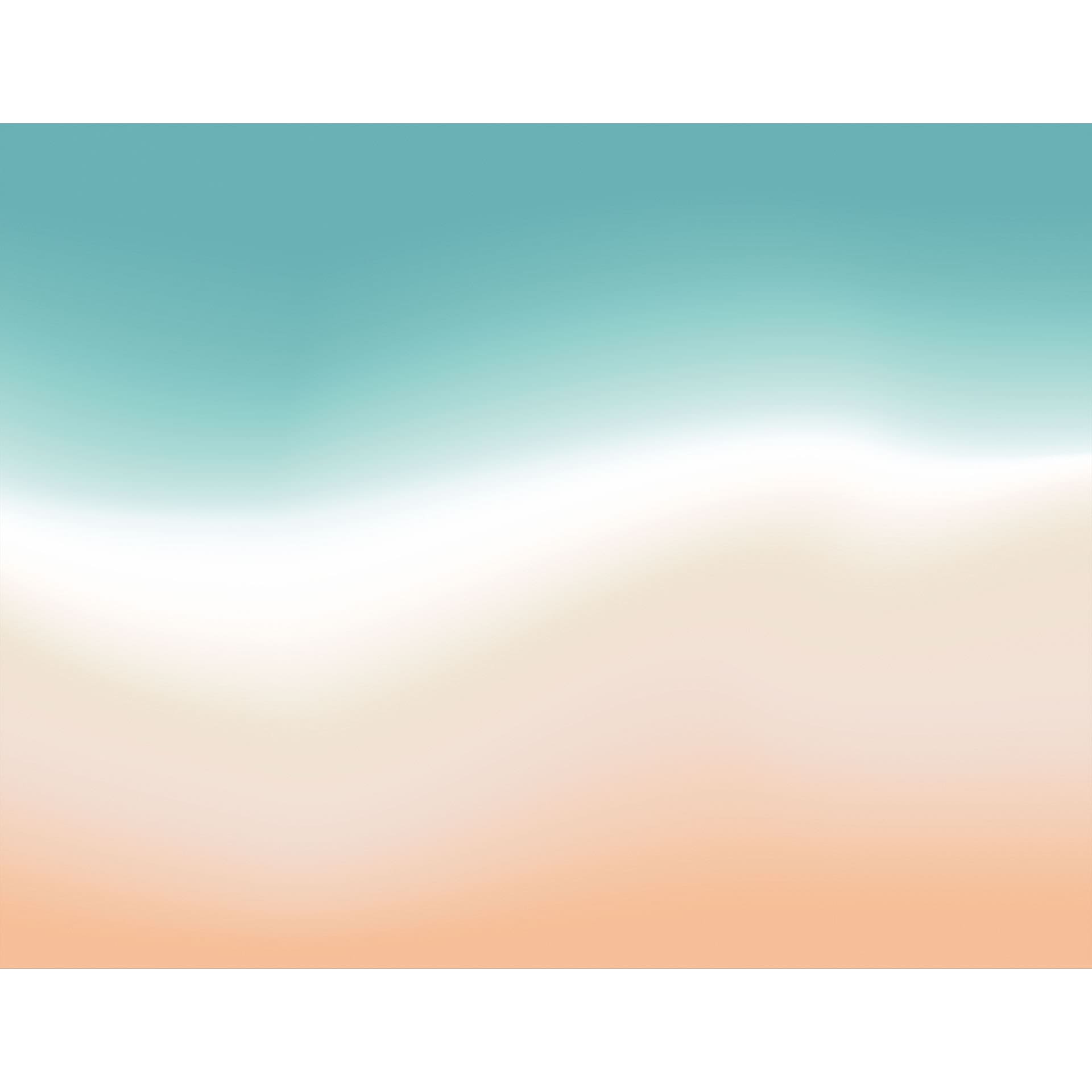 Fotobehang Ombre - Golven op het strand