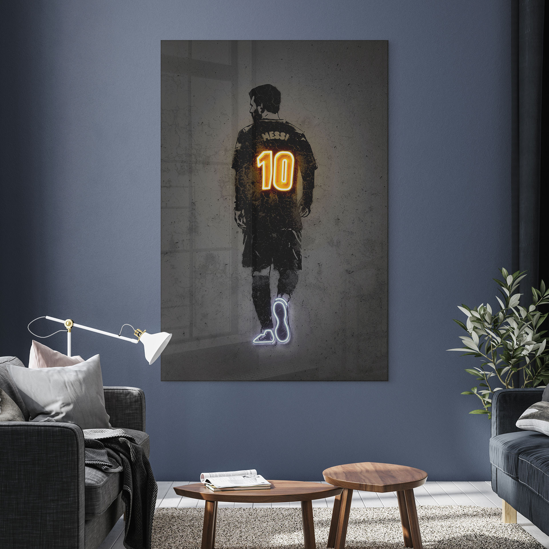 Akrylbillede Messi - Mielu