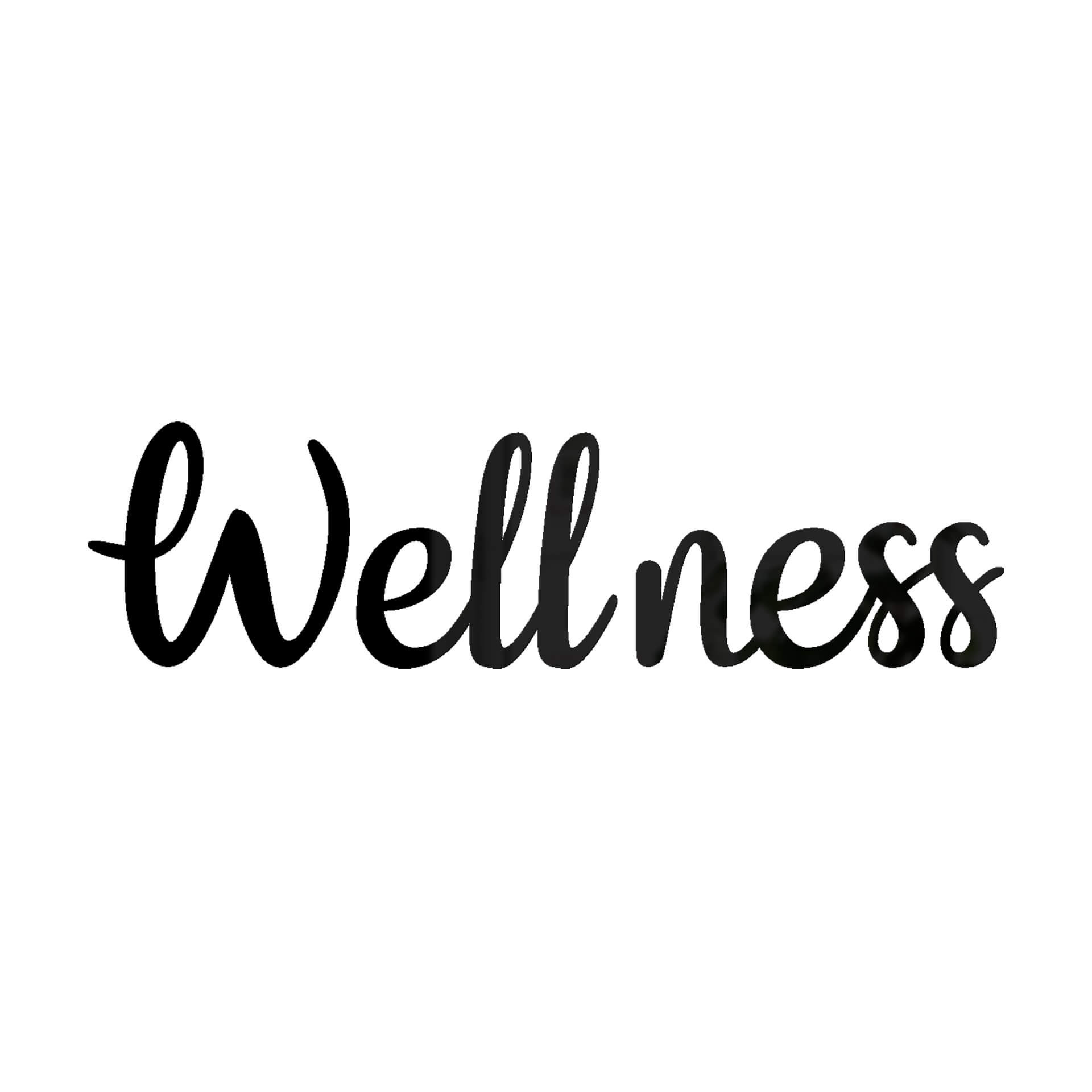 napis 3D Wellness (3 części) - litery akrylowe