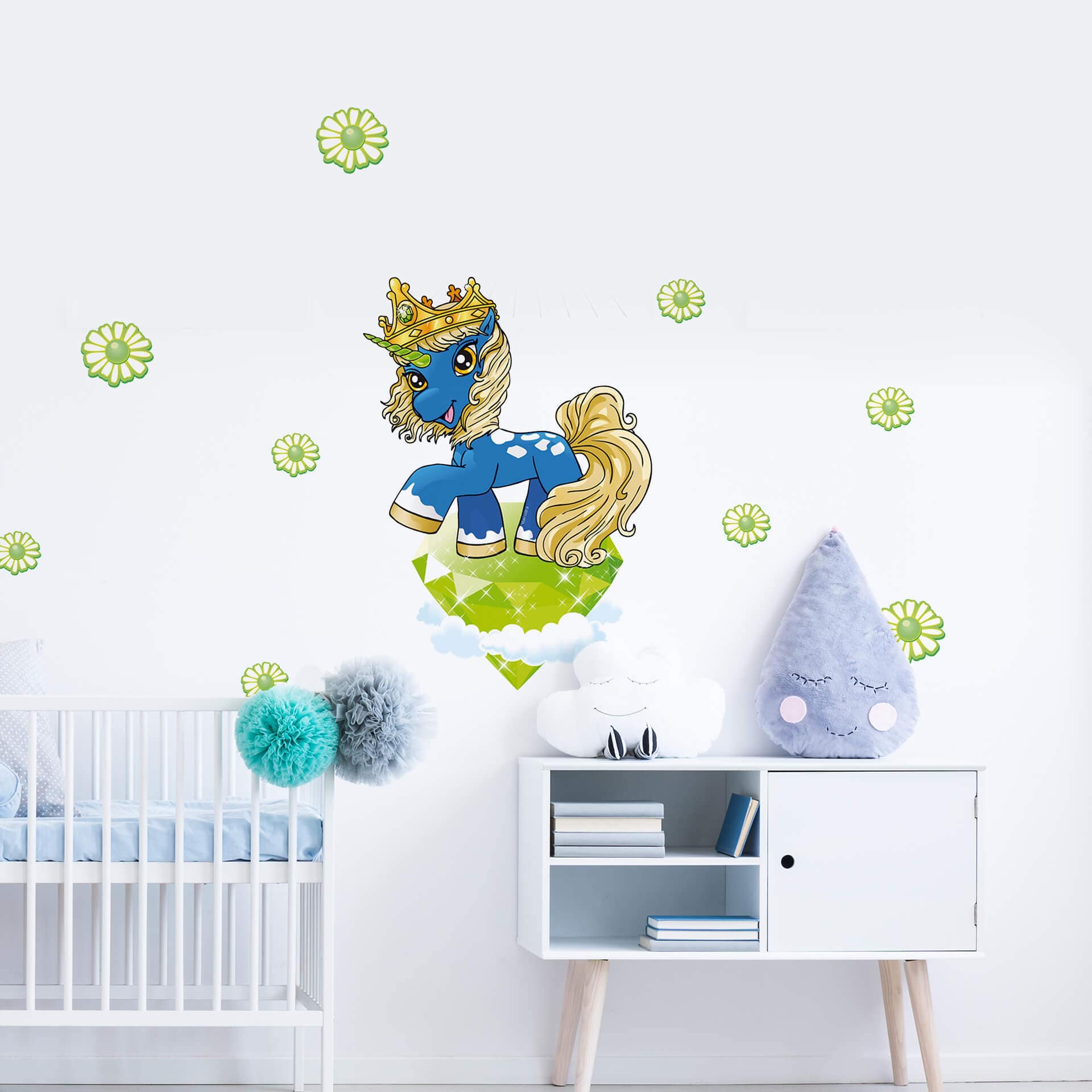 Wallsticker Filly Unicorn Friendship Cory