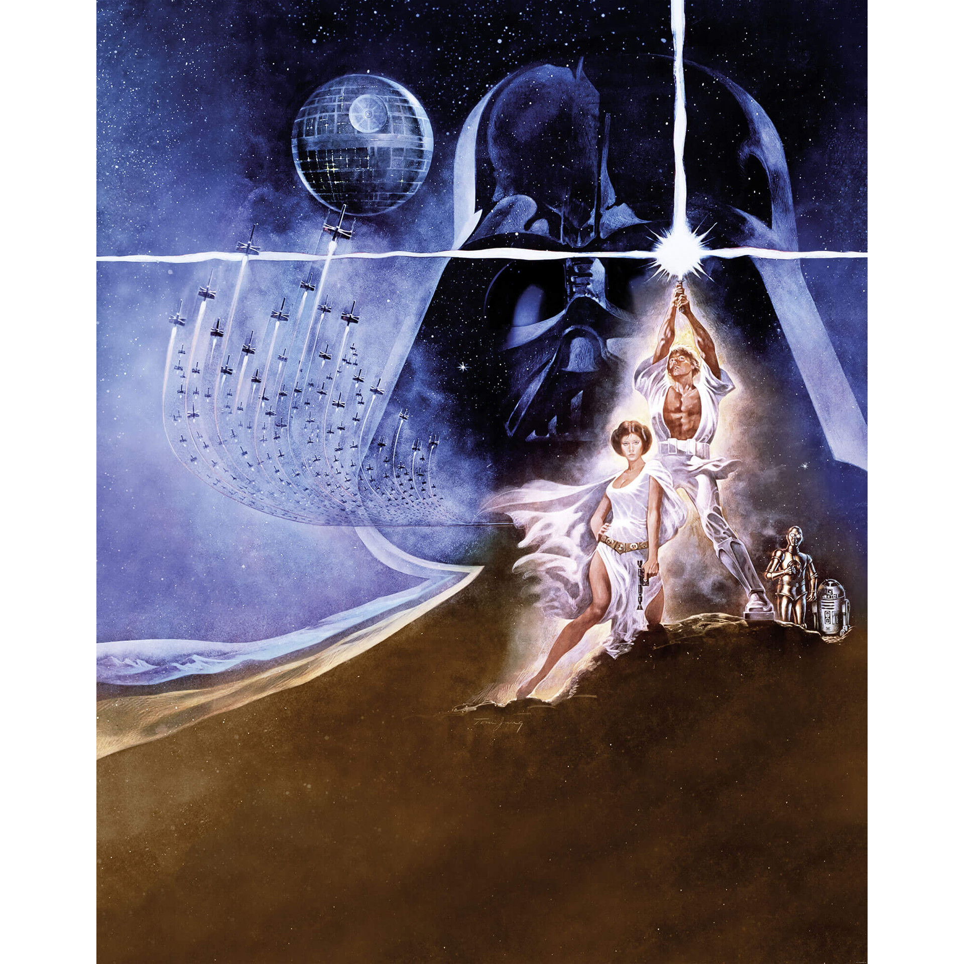 Fotobehang Star Wars Poster Classic 2