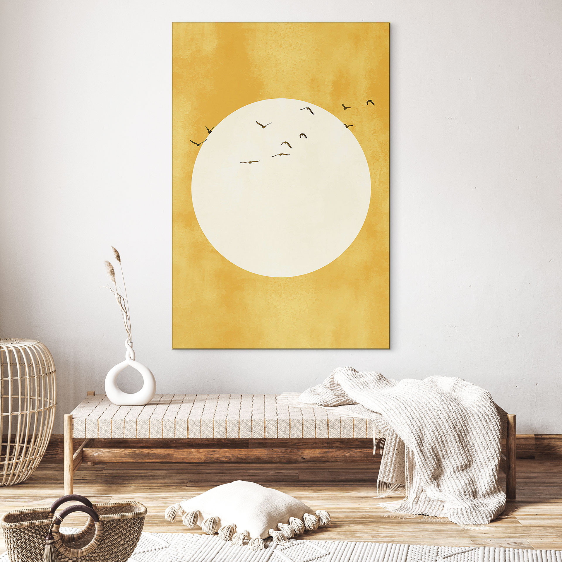 Wandbild Sonnenschein - Kubistika - Alu-Dibond