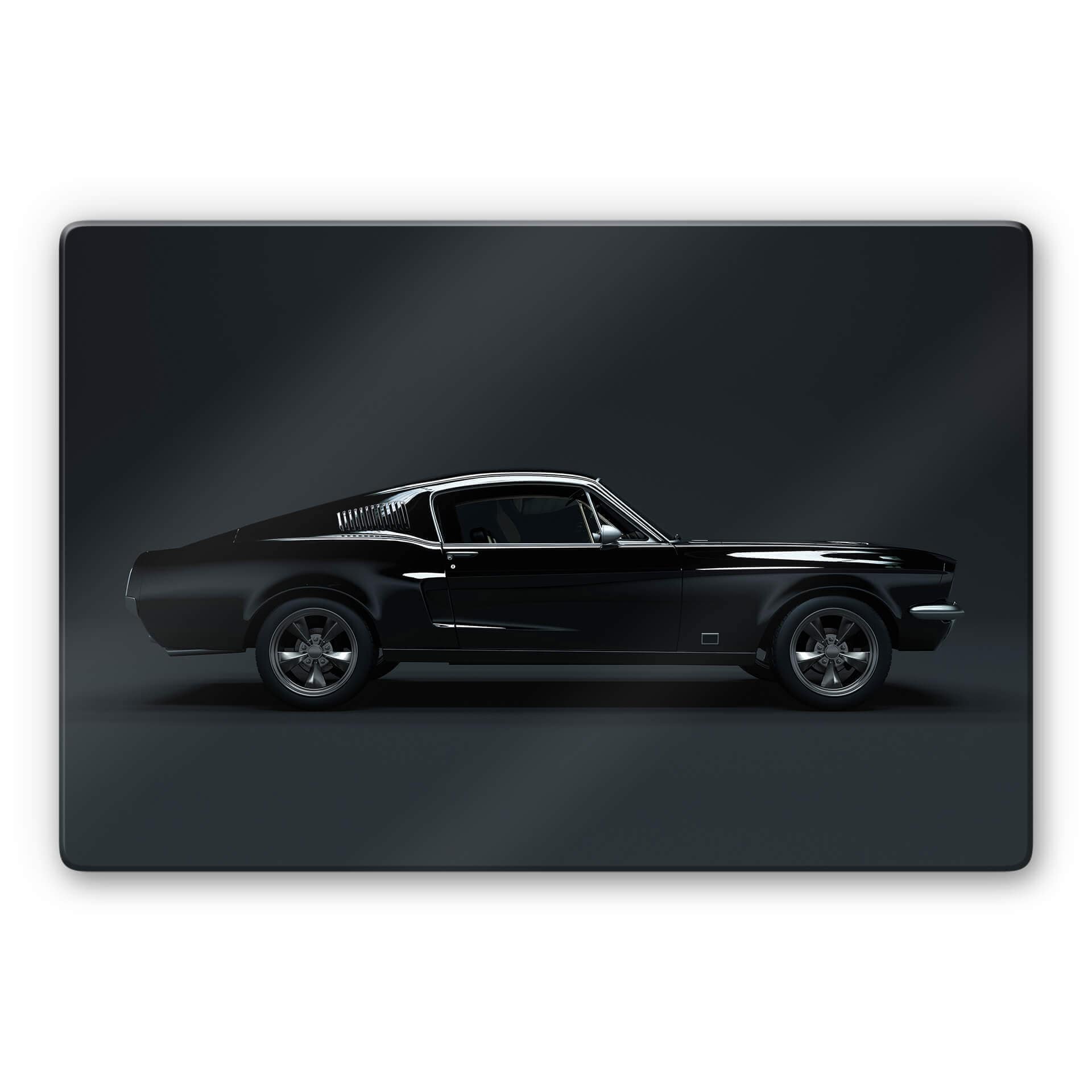 Glasschilderij Muscle Car
