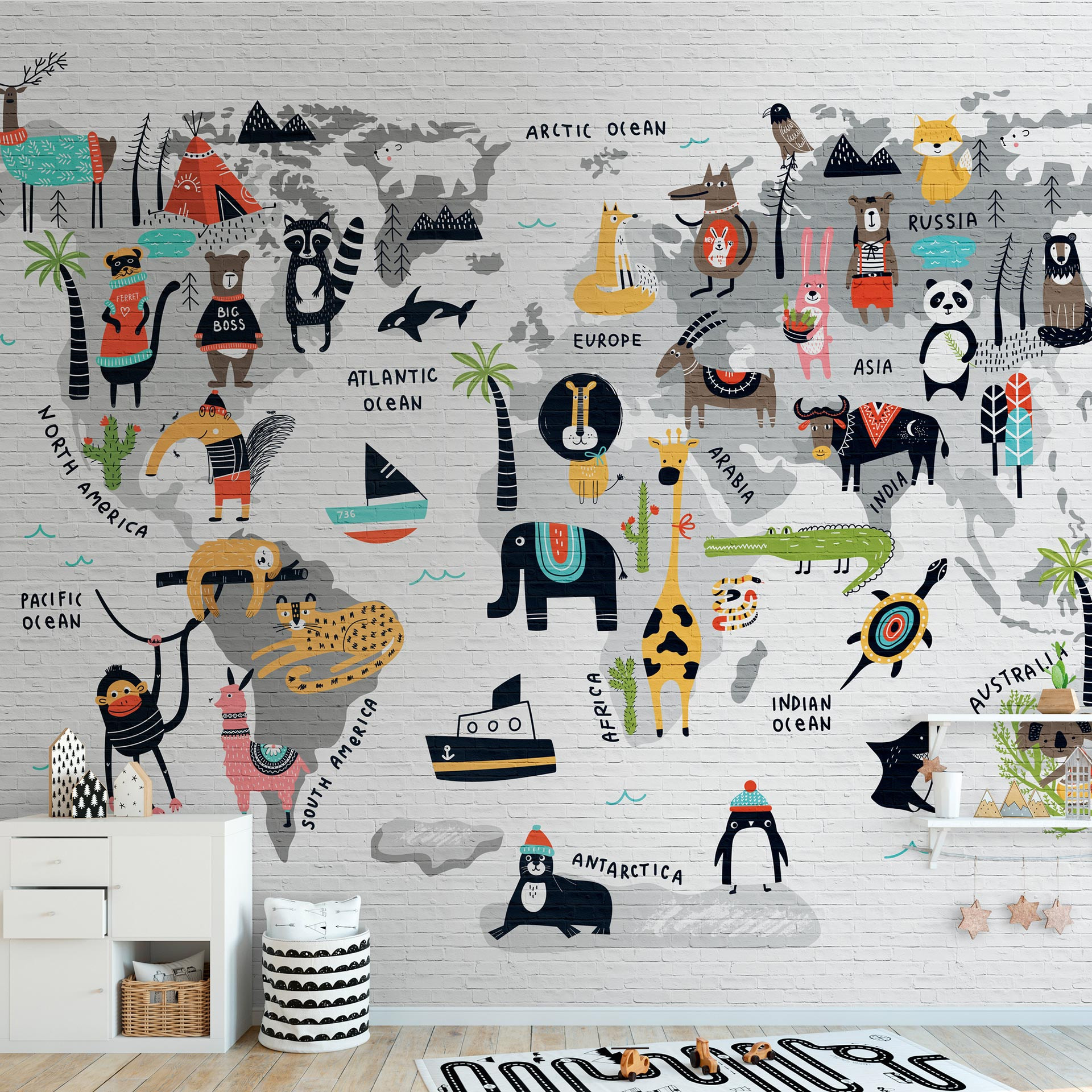 Livingwalls Metropolitan stories THE WALL - steenlook behang
