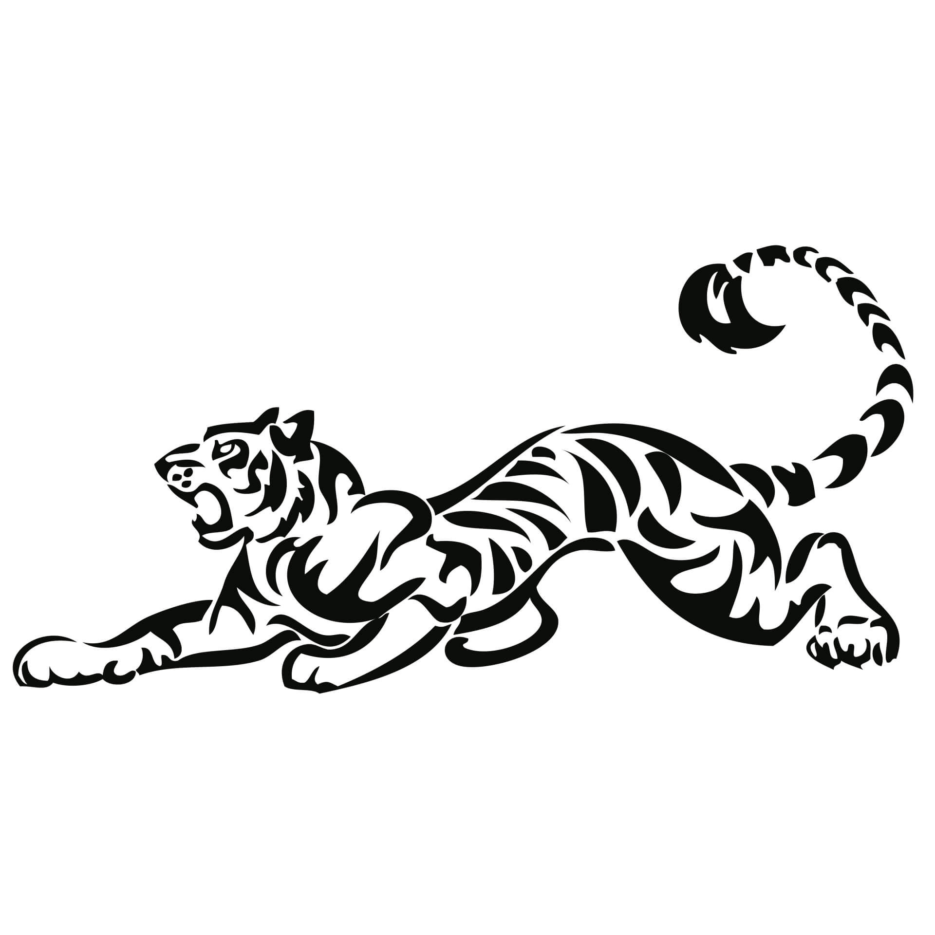 Wallsticker Tiger 2
