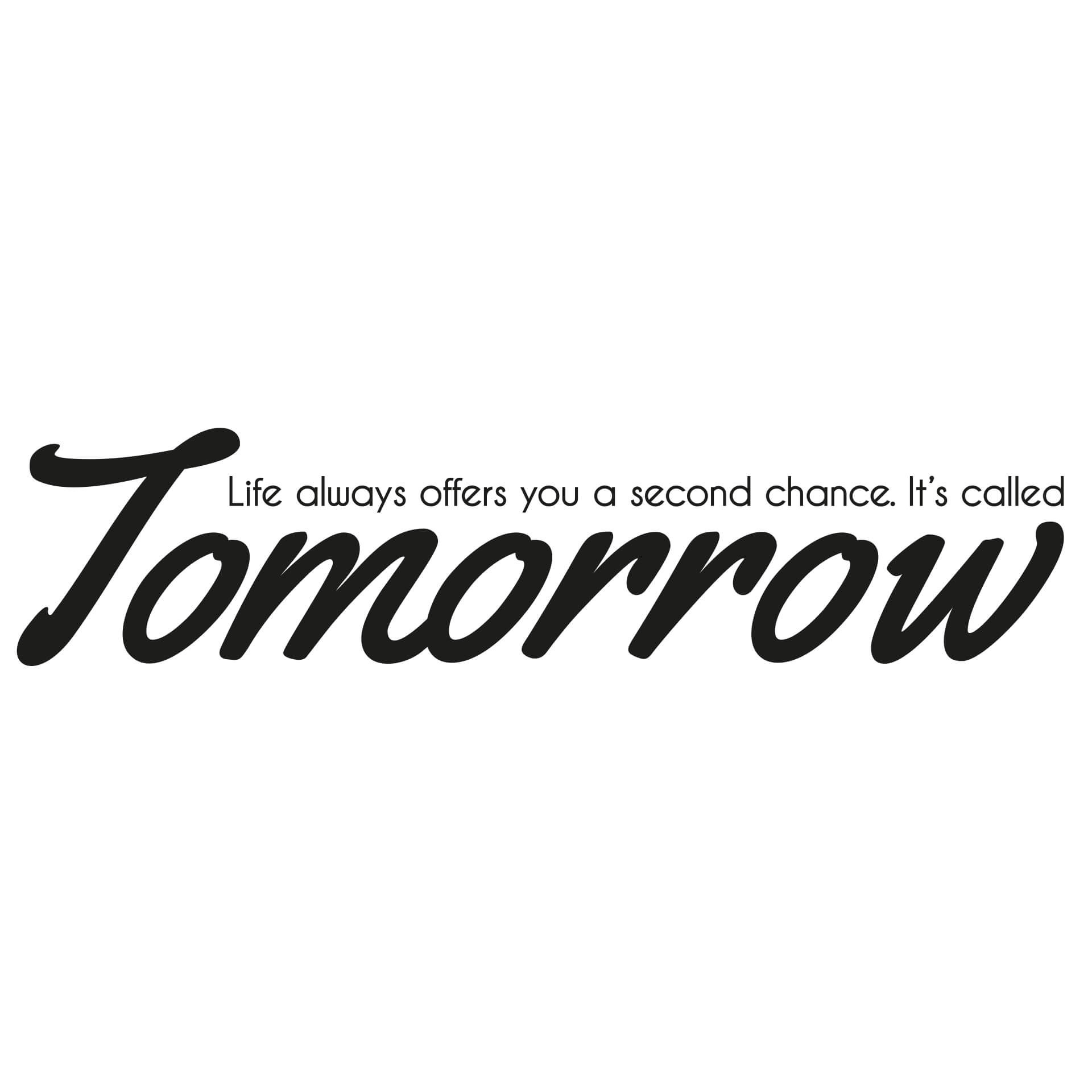 Wallsticker -  Tomorrow