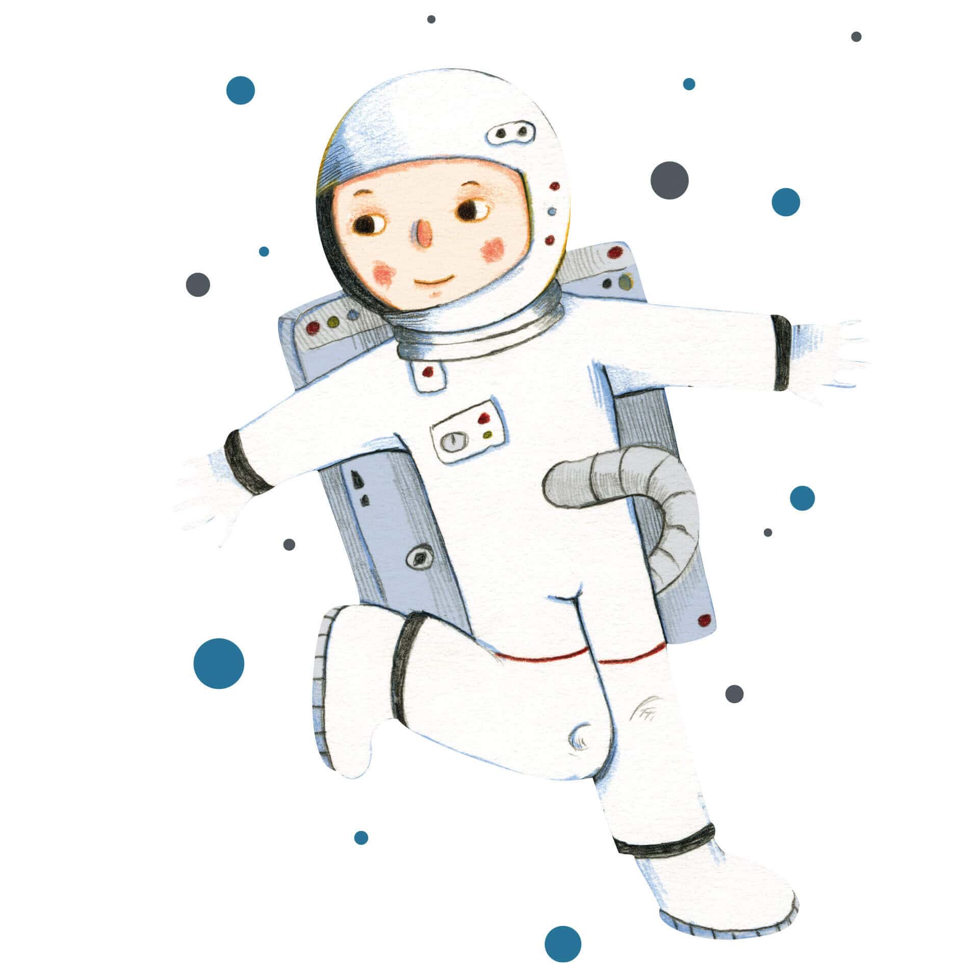 Wandtattoo Loske - Astronaut