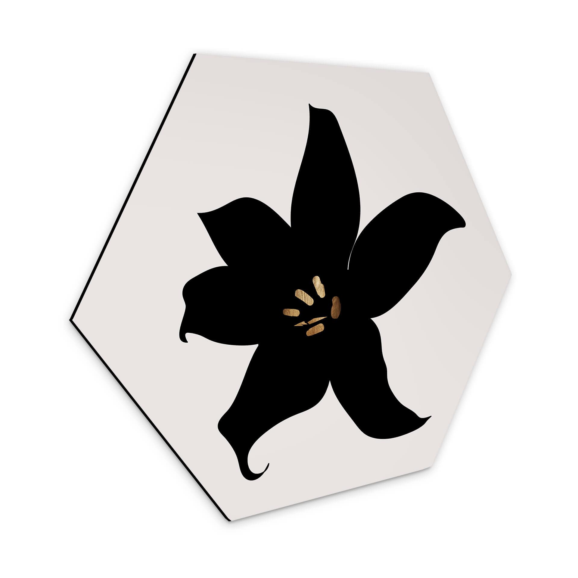 Hexagon Dibond Kubistika - Dark Orchid