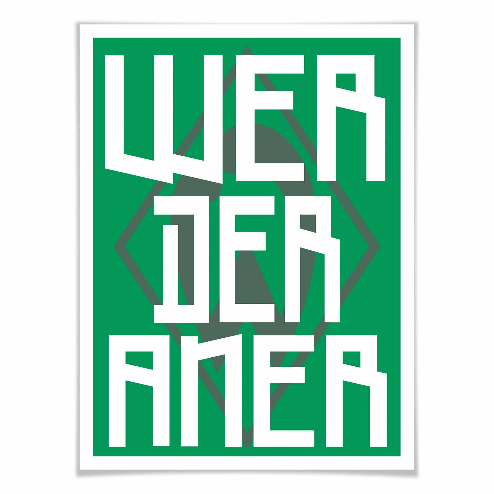 Poster Werder Bremen - Werderaner