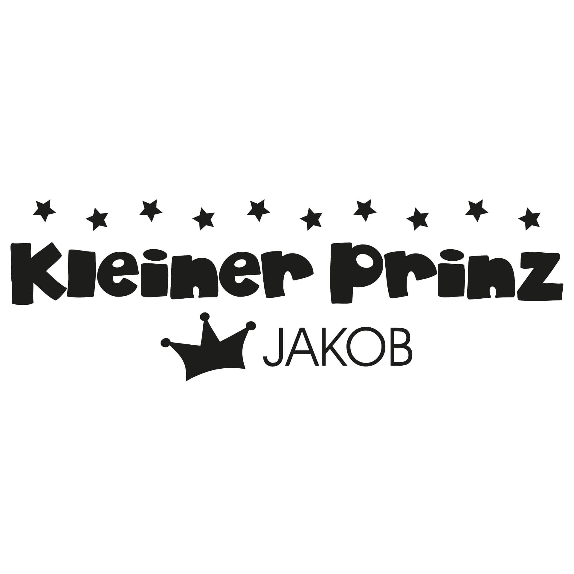 Wandtattoo + Name Kleiner Prinz