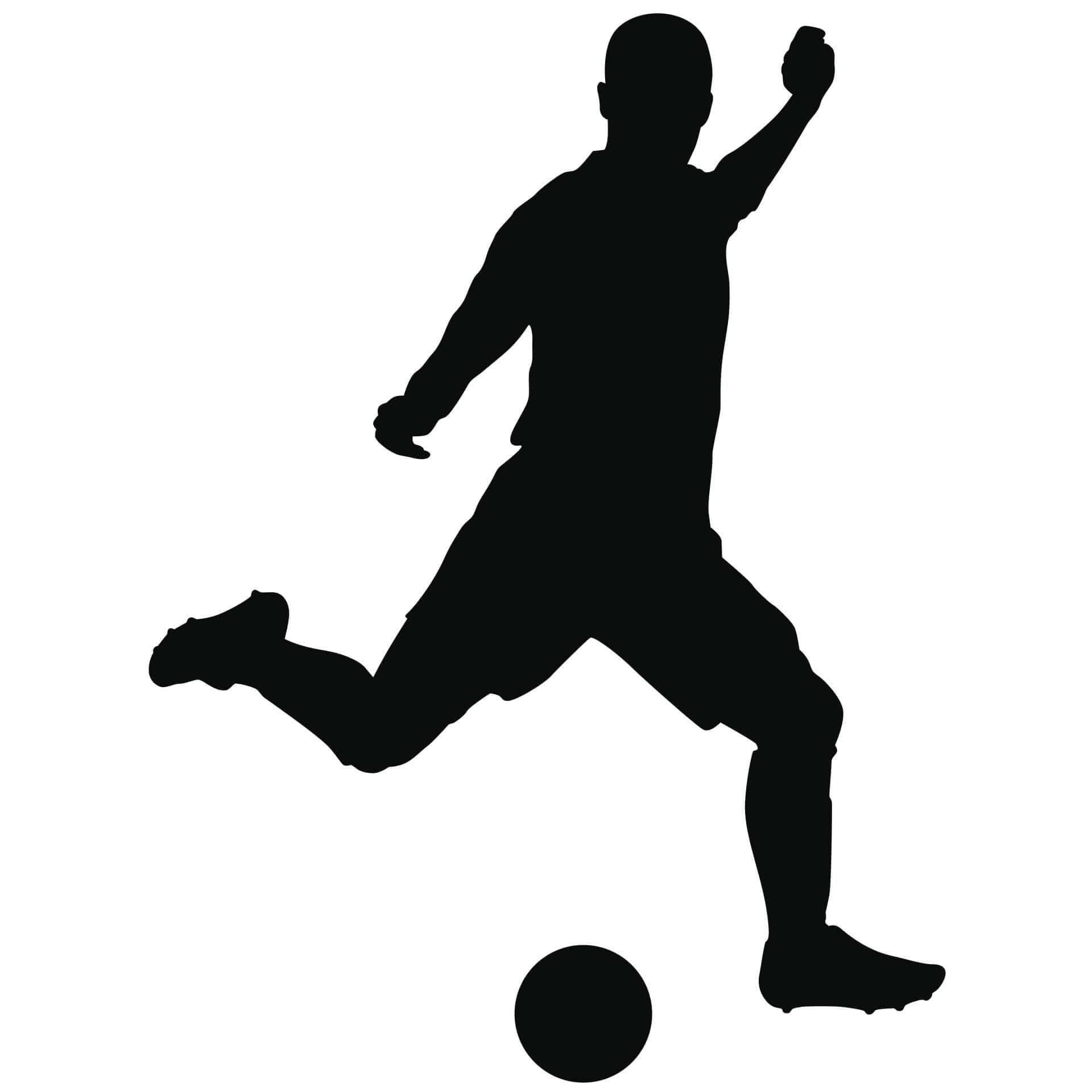 Wallsticker Fodboldspiller 1