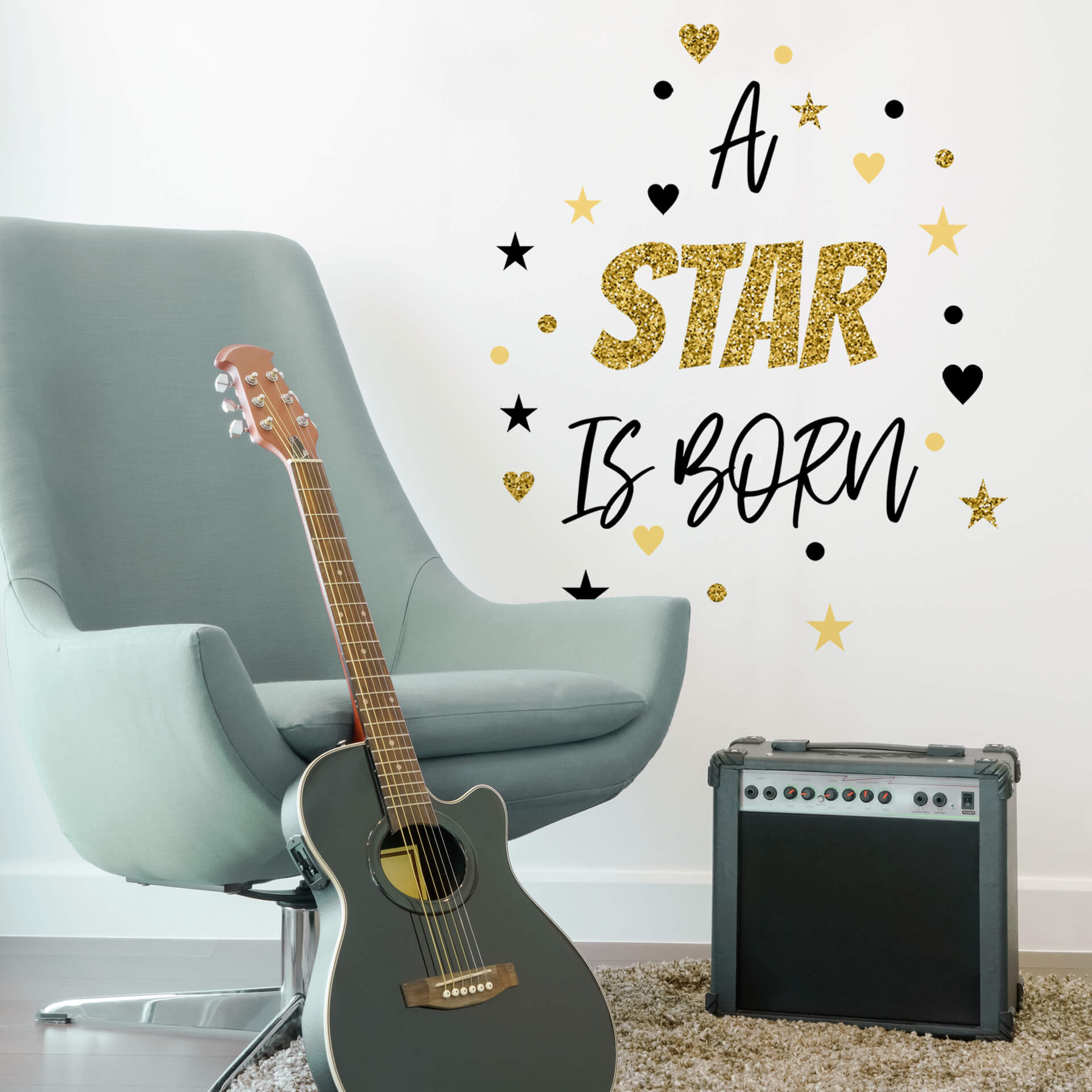 Wandtattoo A star is born