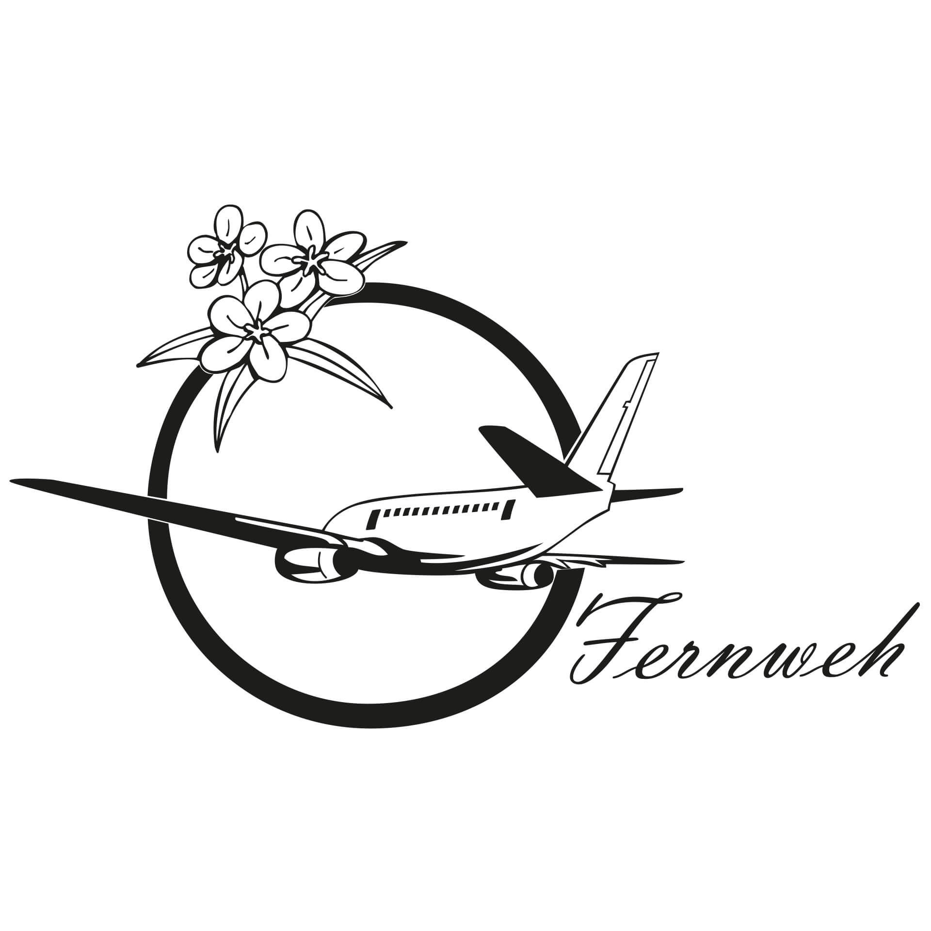 Wandtattoo Fernweh