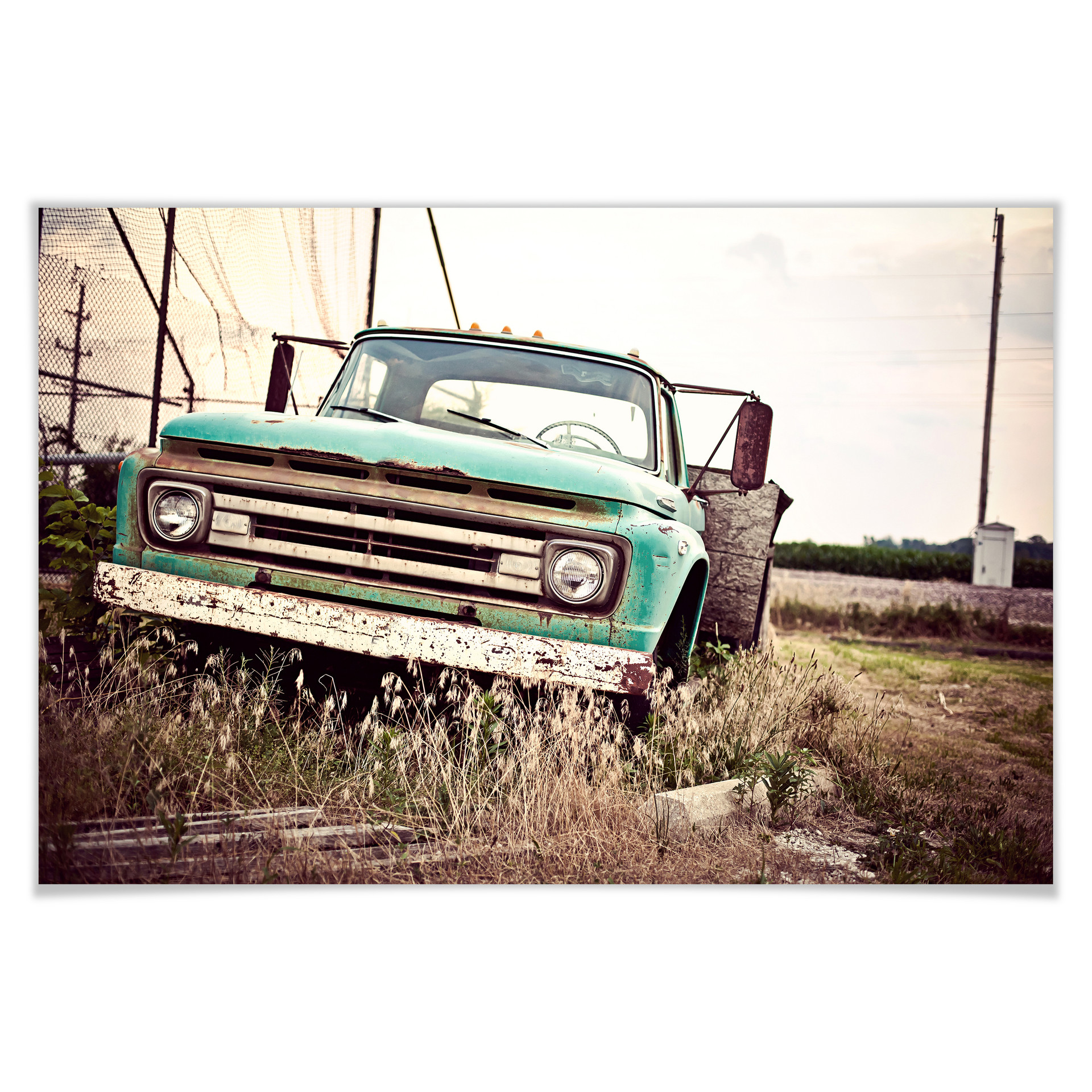 Poster - American rusted Truck