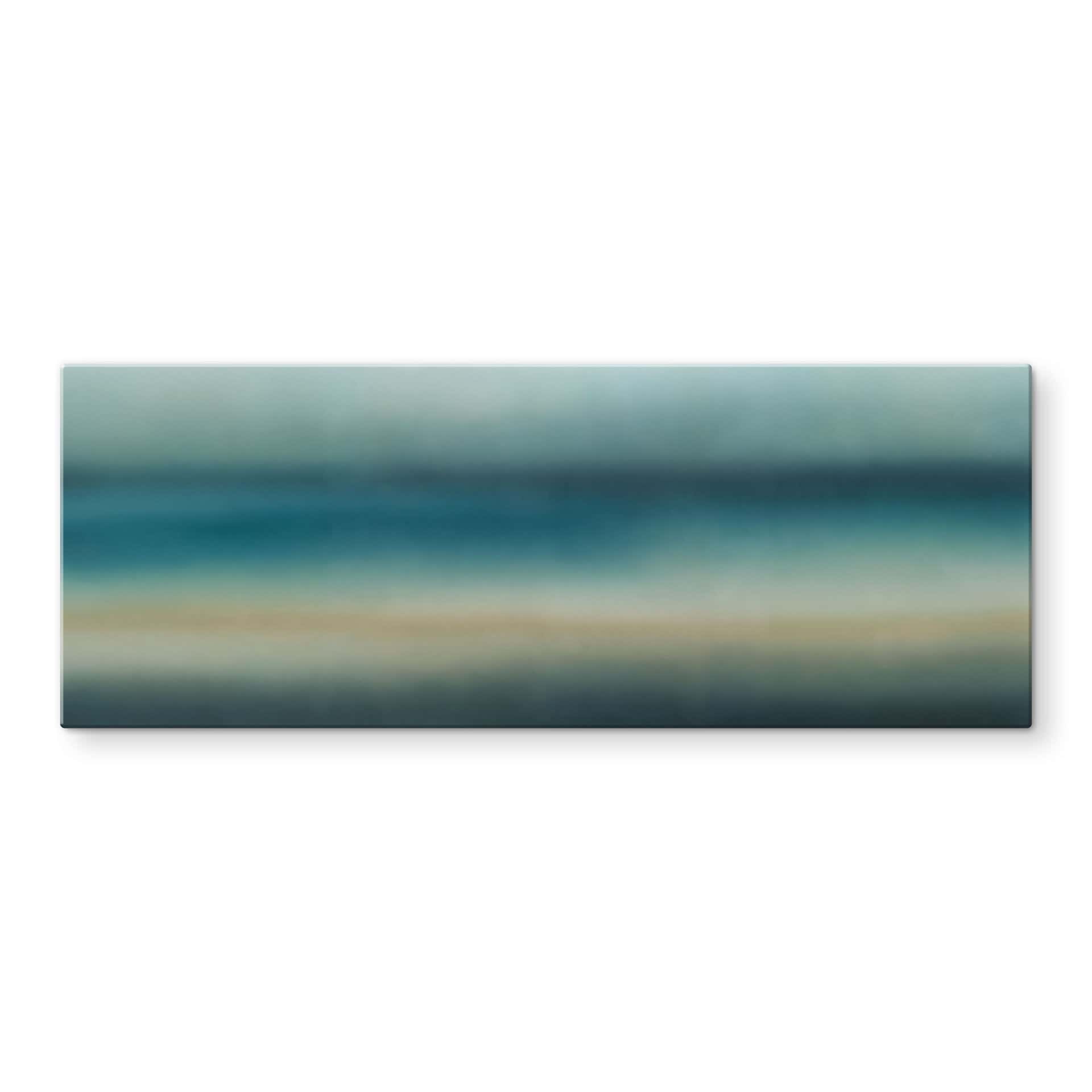 Spritzschutz Rotko Blush - Türkiser Horizont - Sir Edward x Grigory Gladarev - Panorama