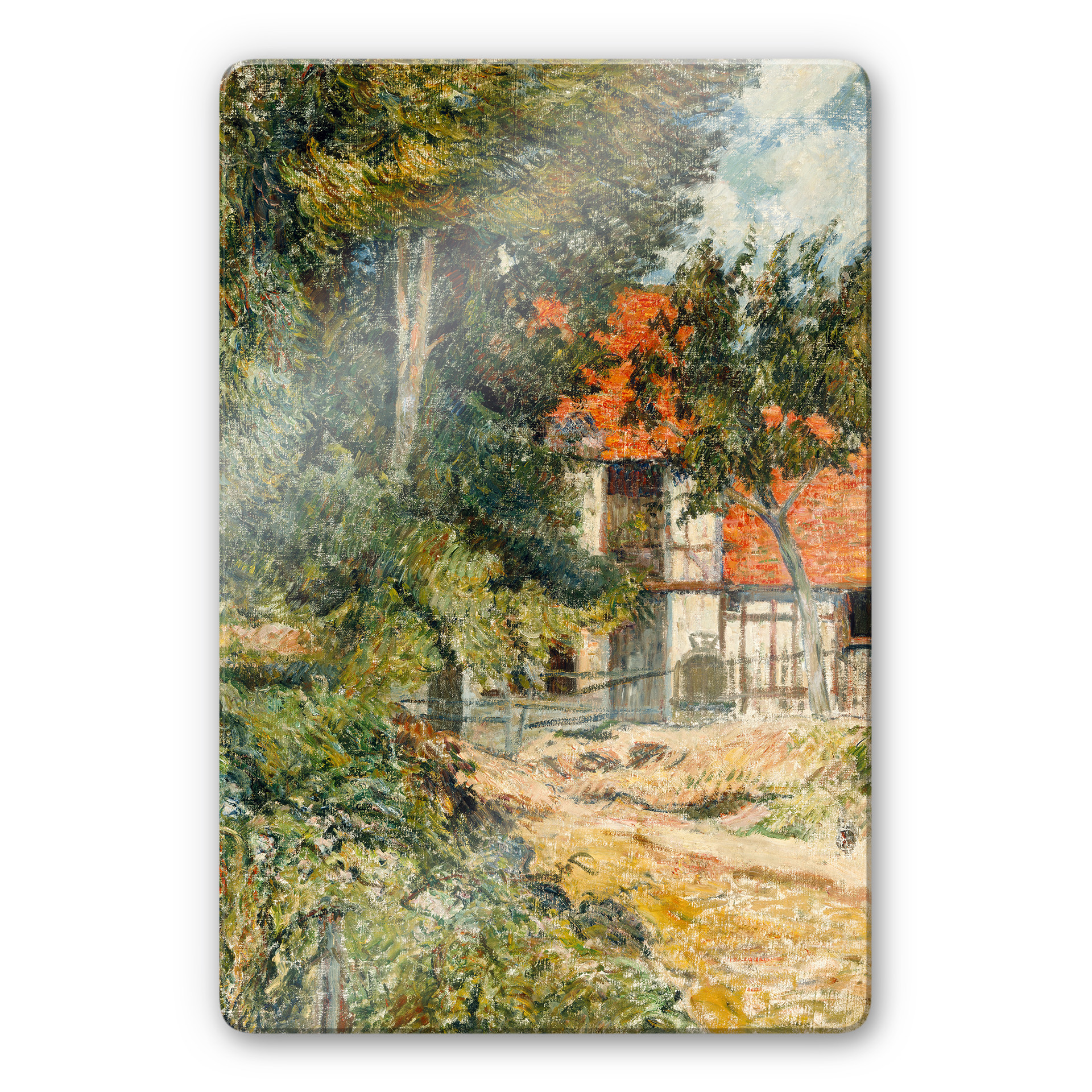 Glasbillede - Gauguin - Sommerhus i Normandiet