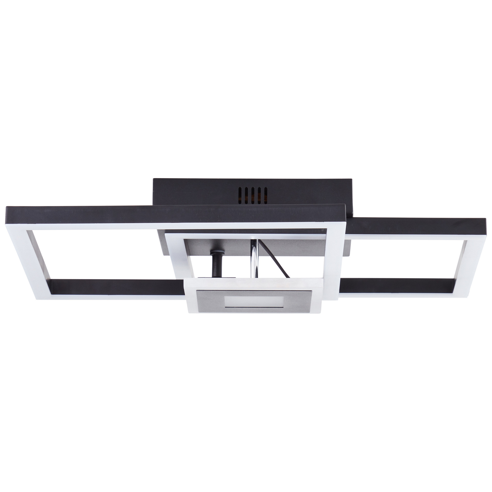 Deckenleuchte Chloe, schwarz, 40 x 40 cm, Metall LED-Deckenleuchte, dimmbar