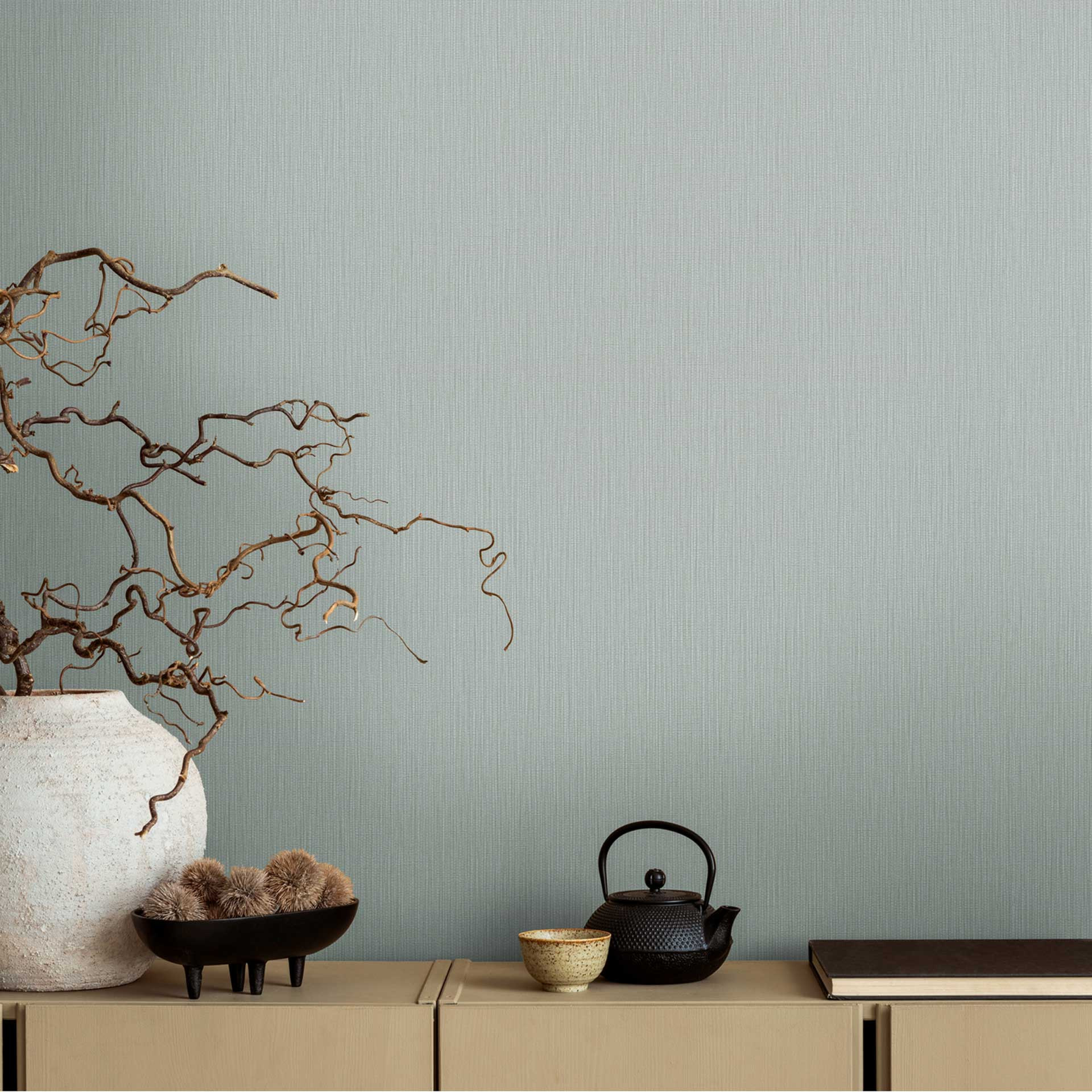 Eenheidsbehang lichtgrijs - Vliesbehang met een fijne textuur voor moderne elegantie
