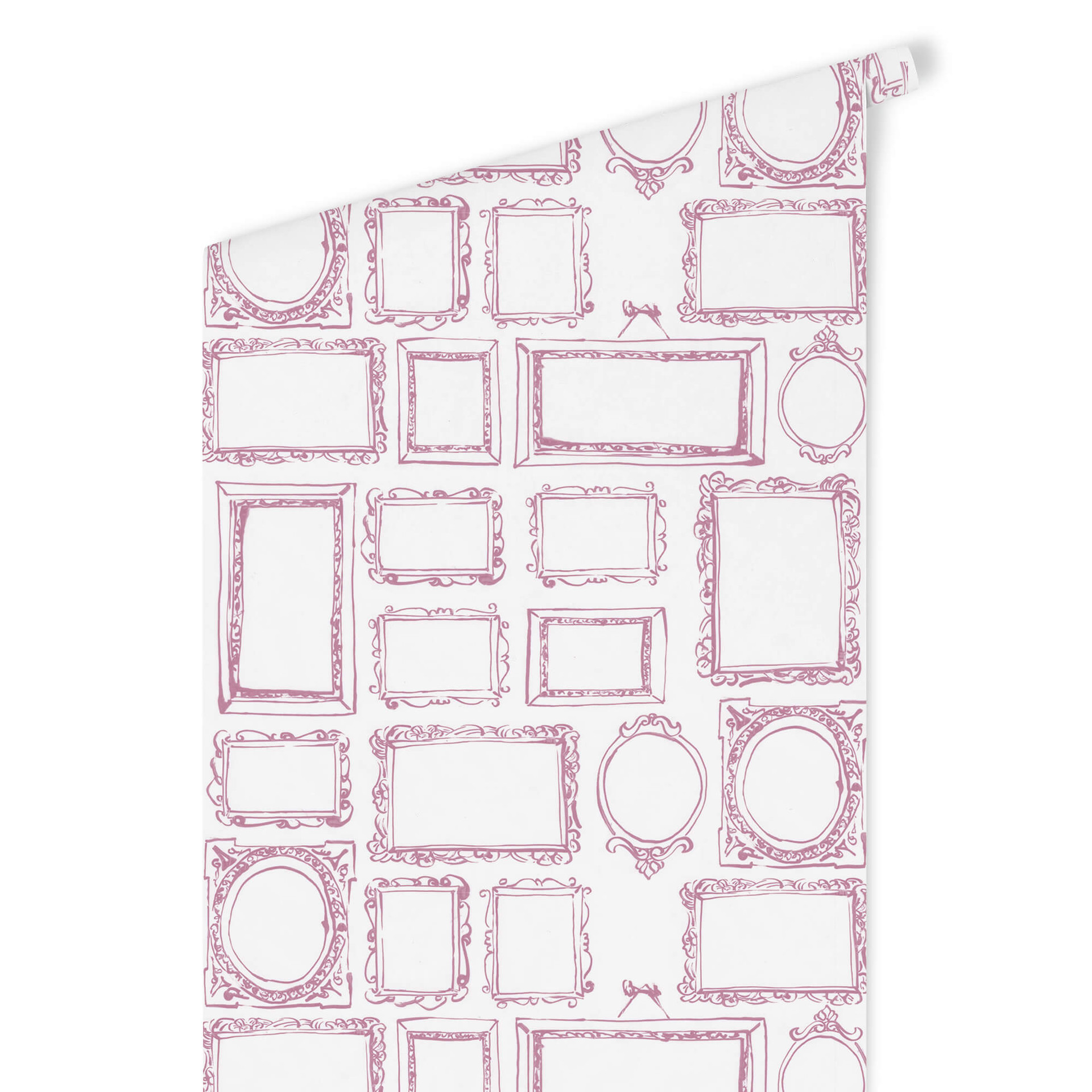 Patroonbehang - Frame your Life - roze