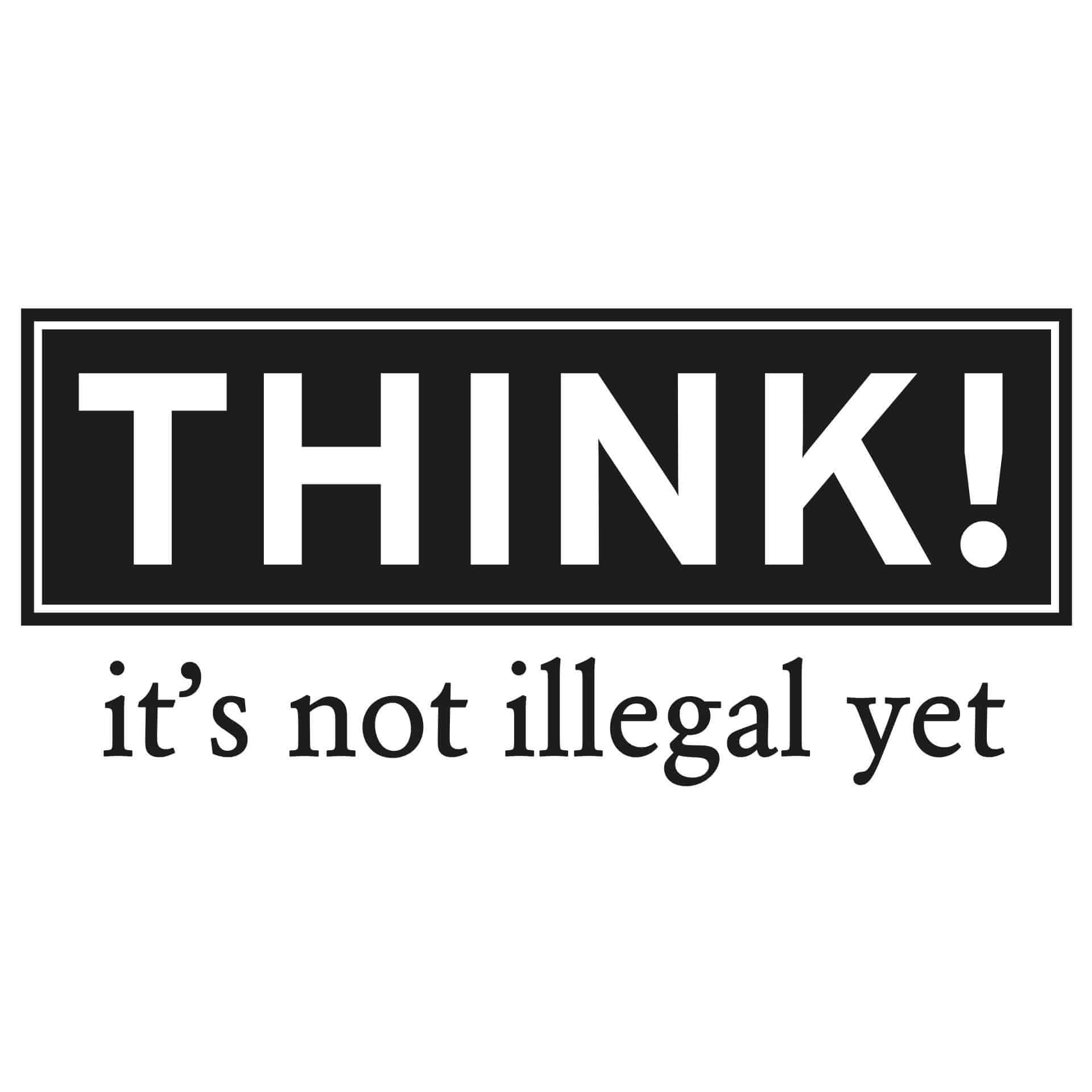 Wallsticker THINK!