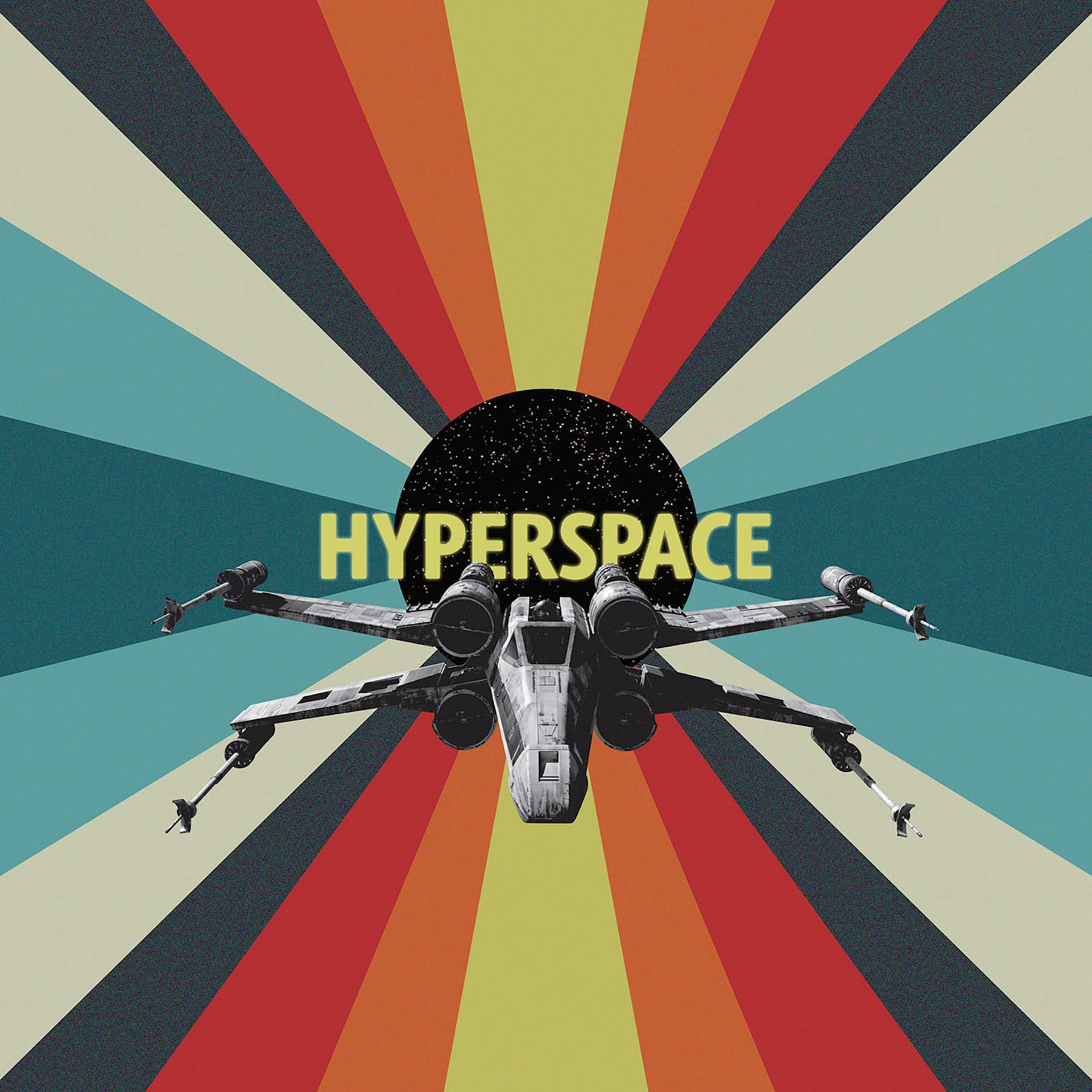 Vlies Fototapete - Star Wars Hyperspace - 200 x 280 cm