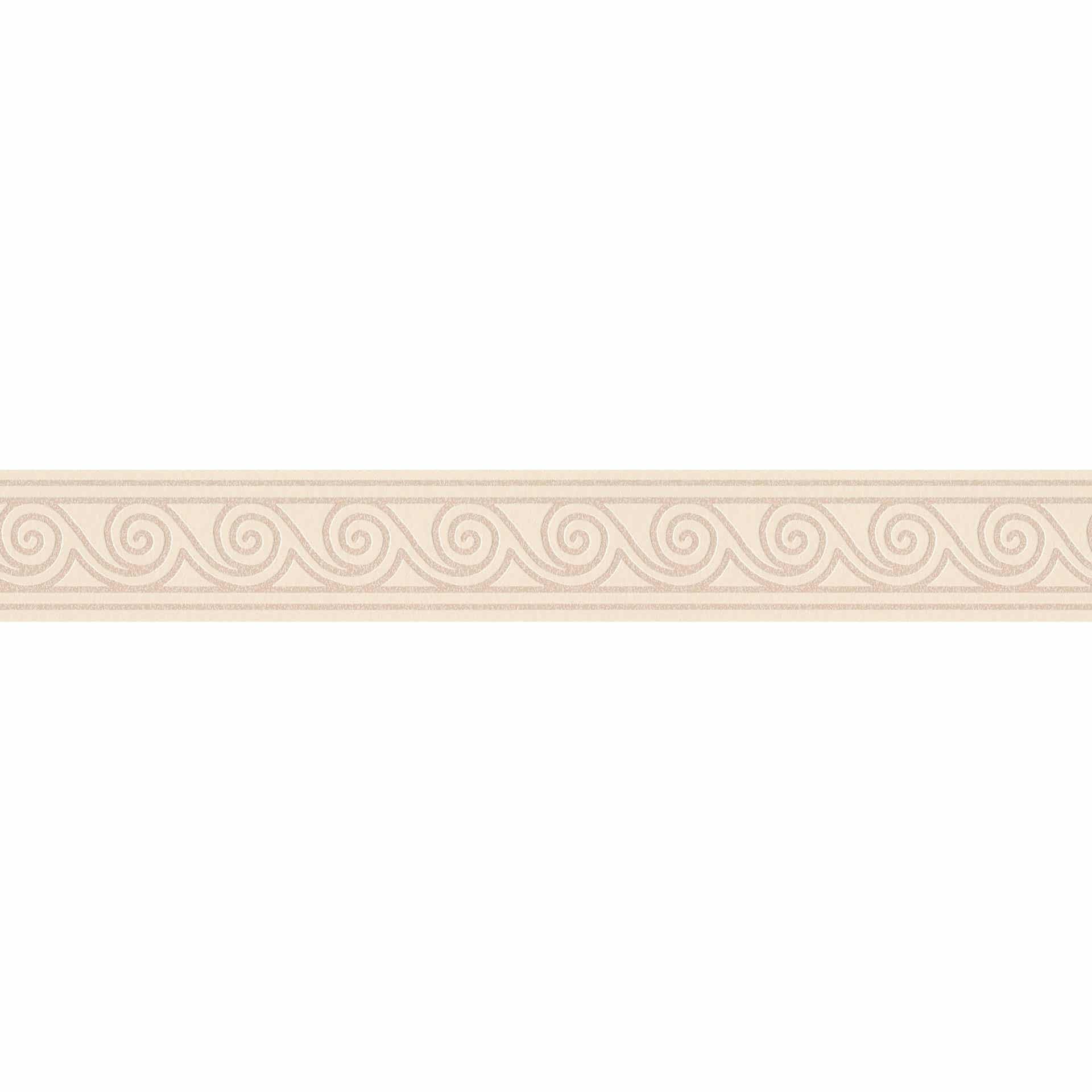 A.S. Création selbstklebende Bordüre Only Borders mit Wellen Muster beige, creme