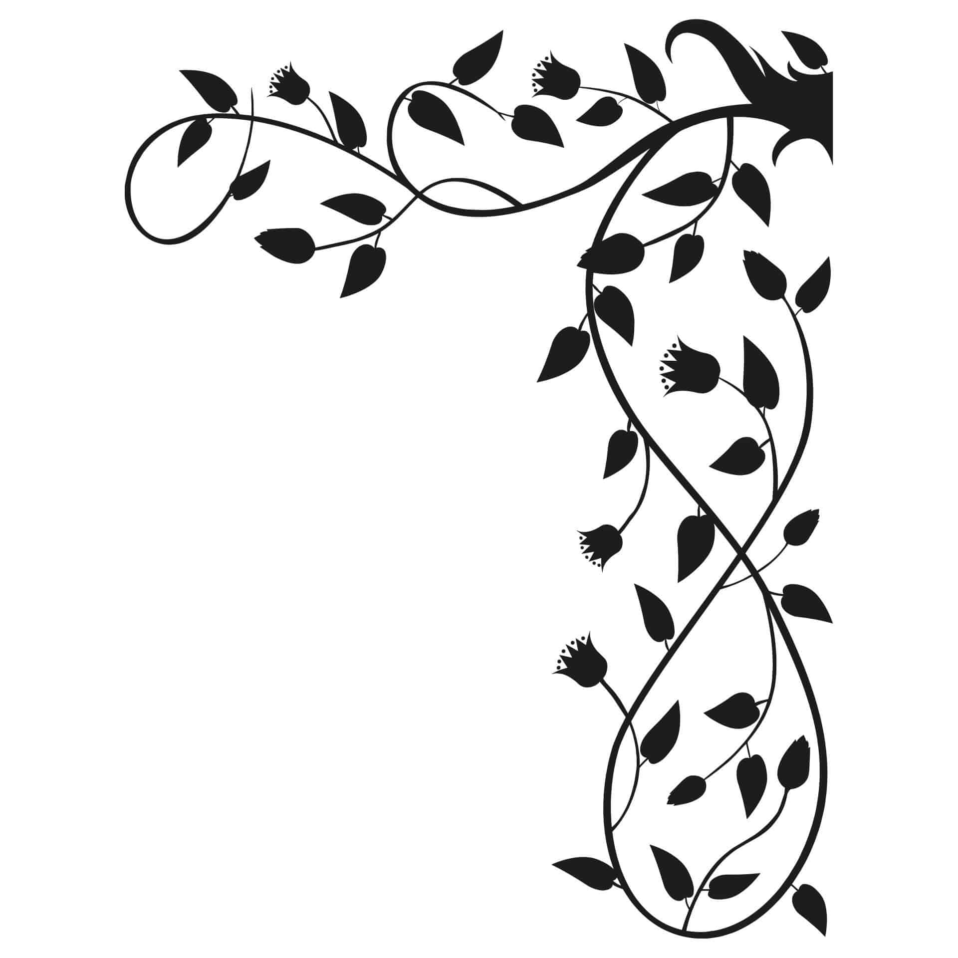 Wallsticker - Klatrende Plante