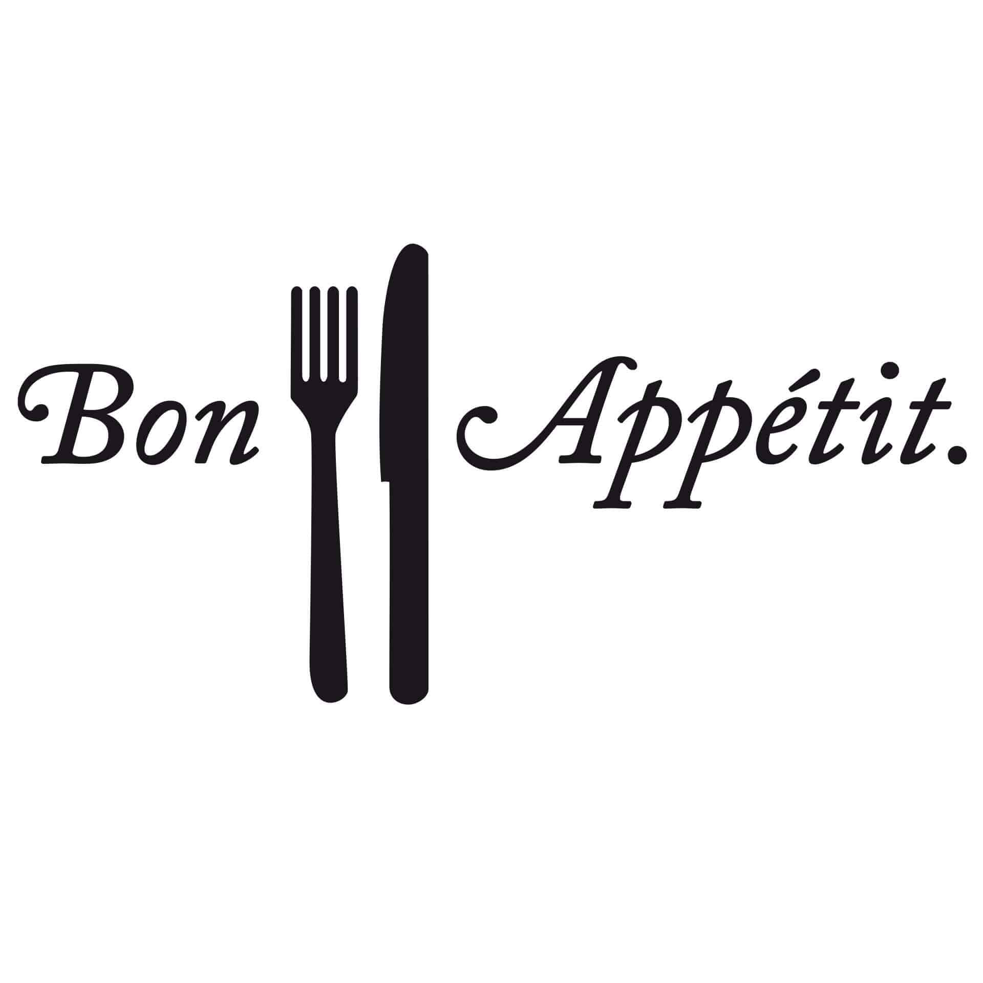 Wallsticker Bon Appétit.