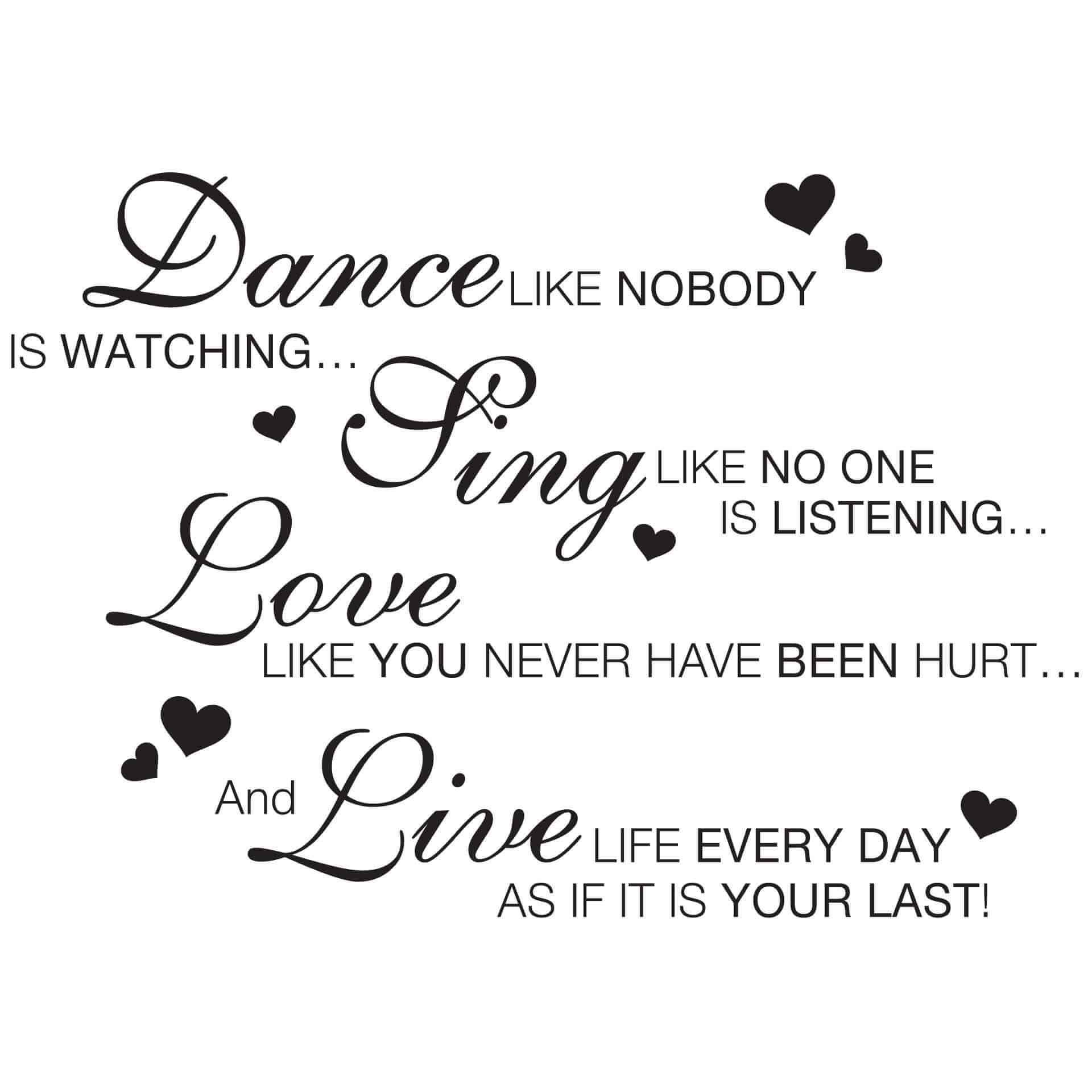 Wallsticker -  Dance like nobody...