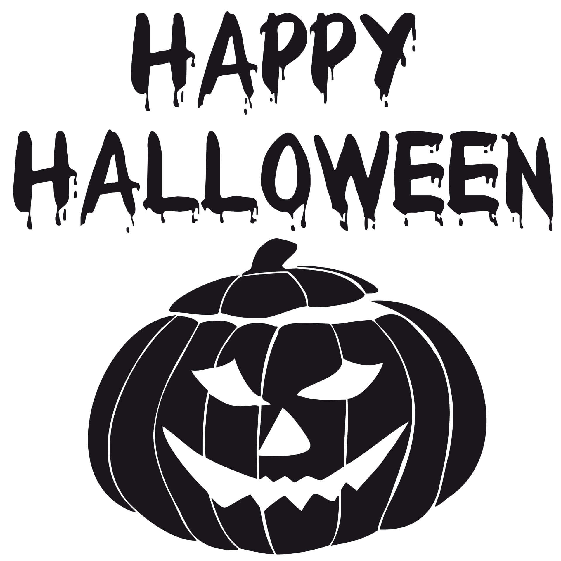 Wallsticker Happy Halloween
